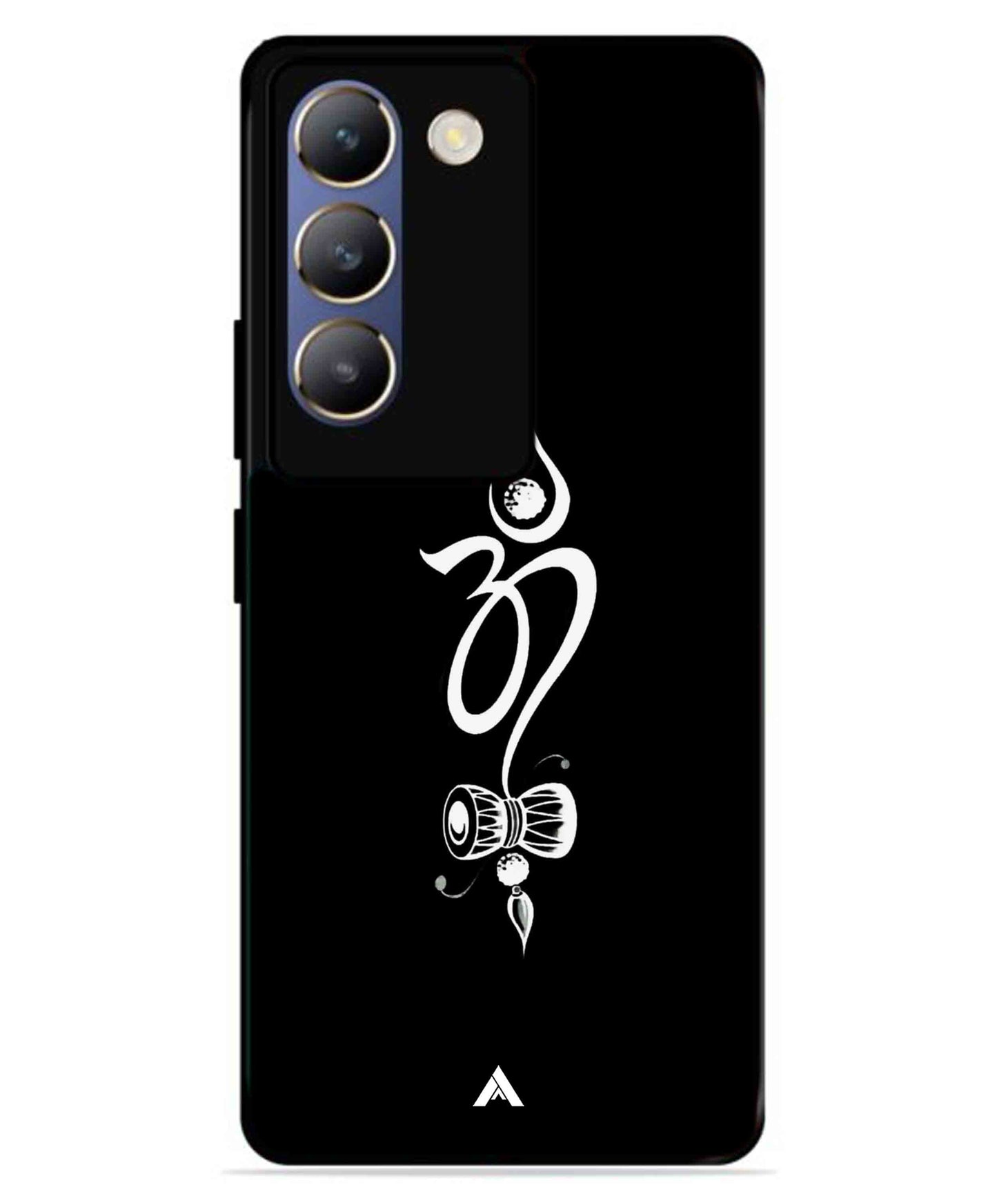 Om Namah Shivay Metal Back Cover Phone Case for Vivo v30 Lite
