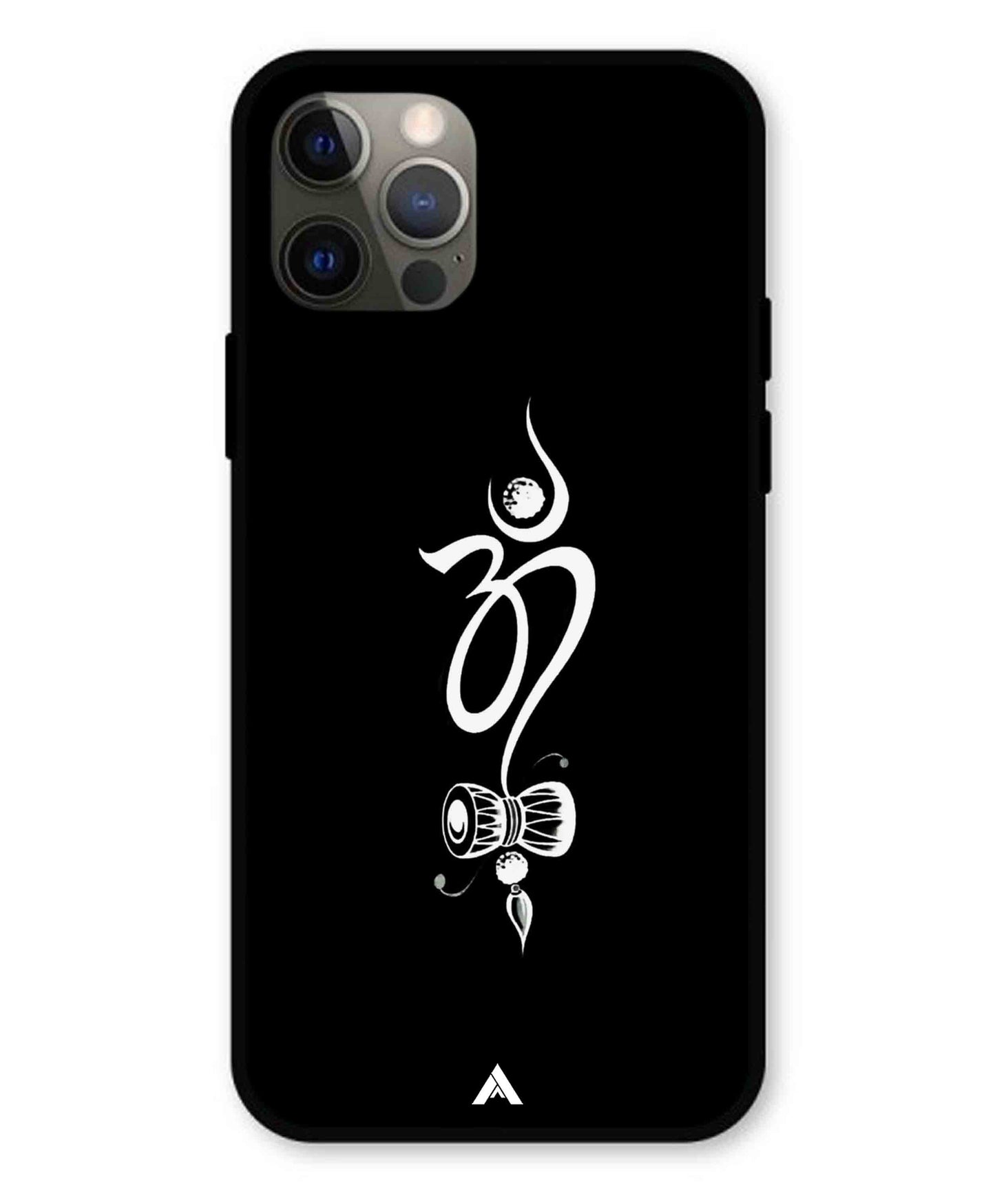 Om Namah Shivay Metal Back Cover Phone Case for iPhone 12 Pro