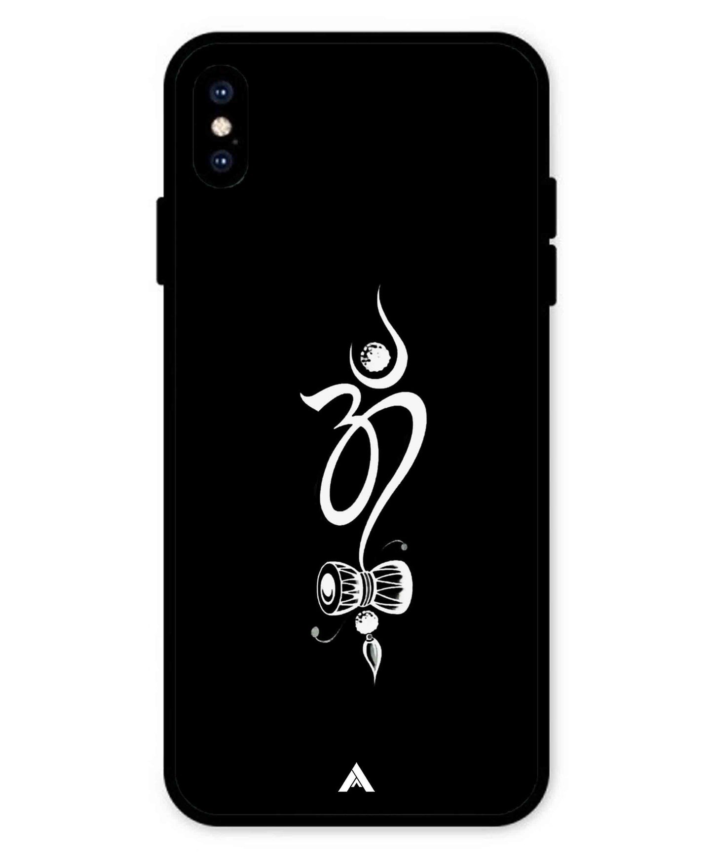 Om Namah Shivay Metal Back Cover Phone Case for iPhone Xs Max