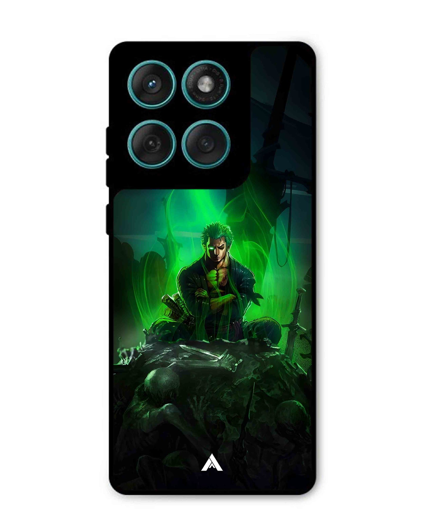 Onepiece Zoro 02 Anime Metal Back Cover Phone Case for Moto Edge 60 Fusion
