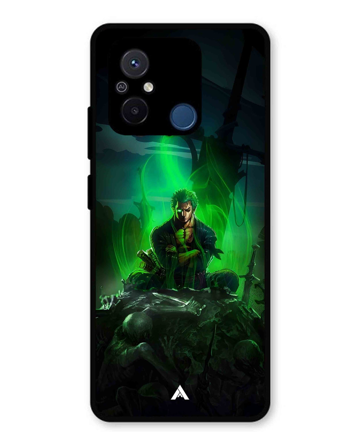 Onepiece Zoro 02 Anime Metal Back Cover Phone Case for Poco C55