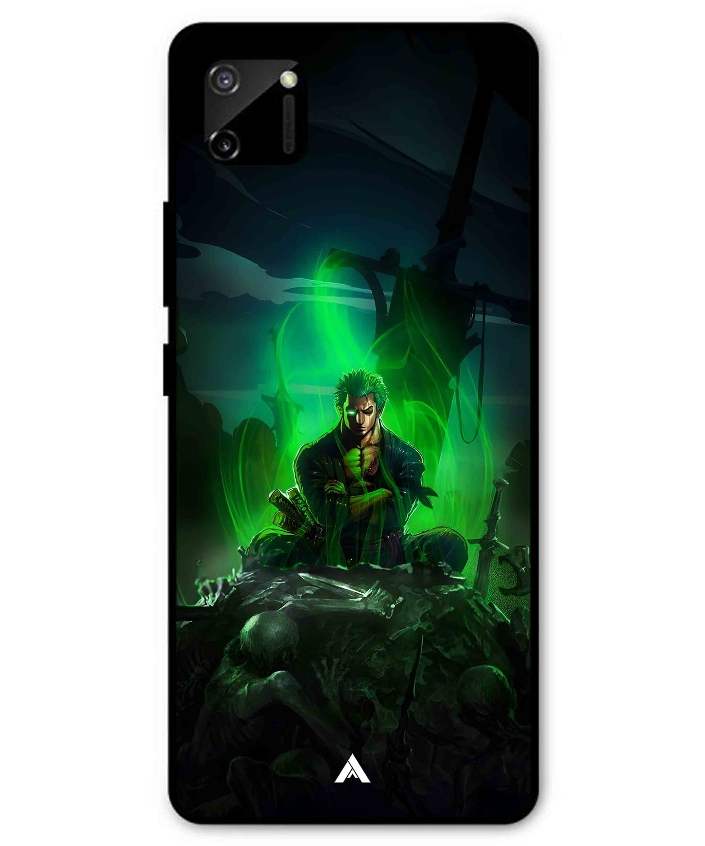 Onepiece Zoro 02 Anime Metal Back Cover Phone Case for Realme C11