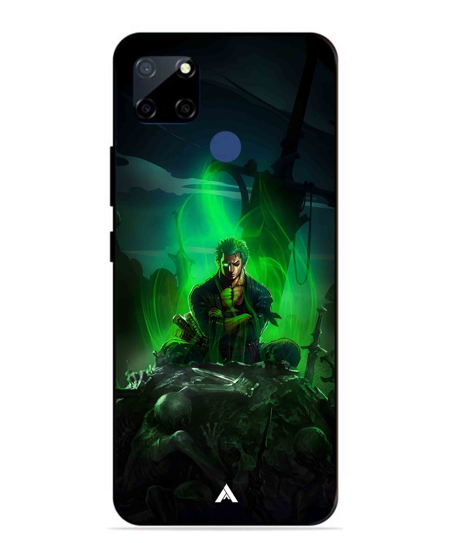Onepiece Zoro 02 Anime Metal Back Cover Phone Case for Realme Narzo 30A