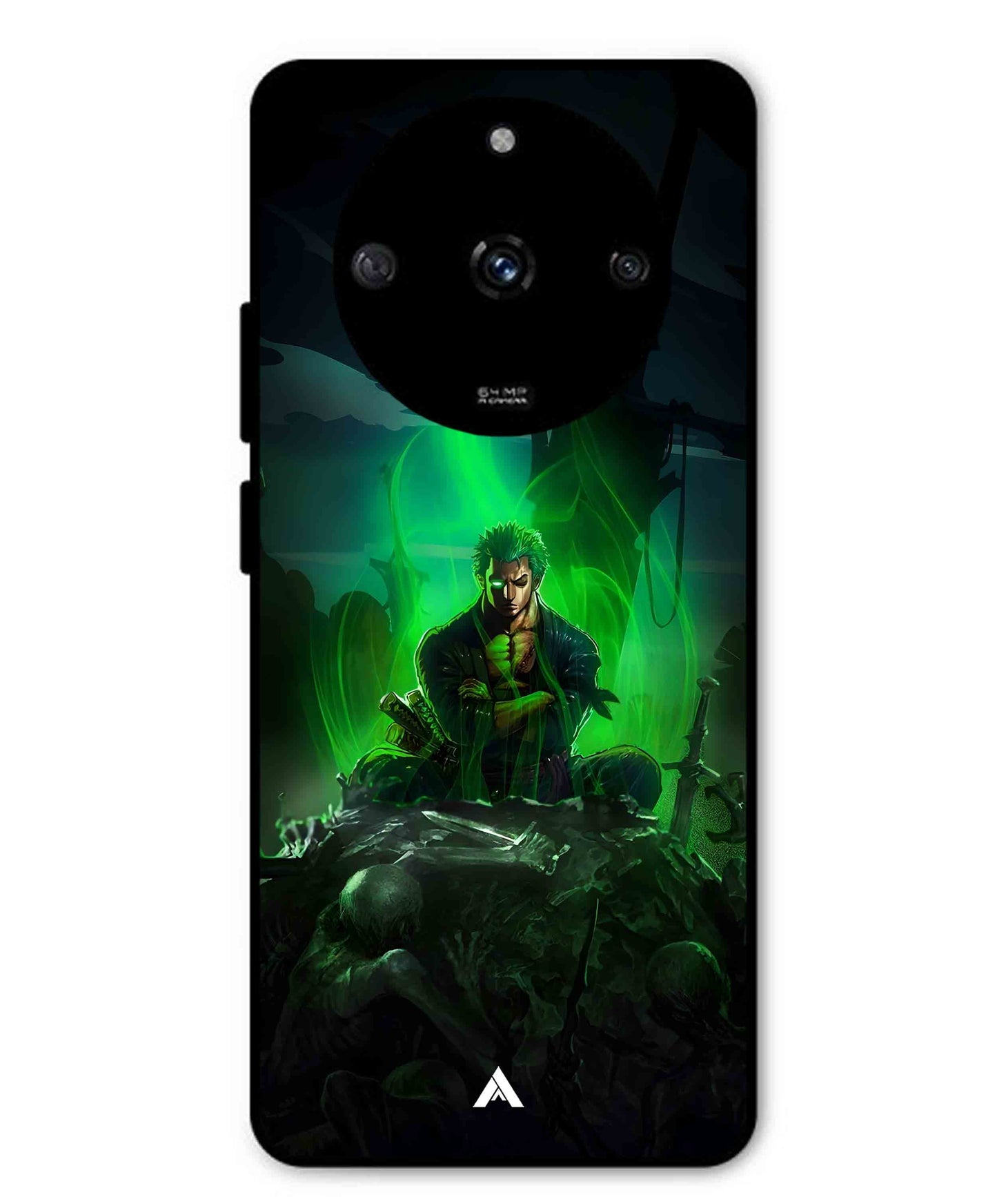 Onepiece Zoro 02 Anime Metal Back Cover Phone Case for Realme Narzo 60