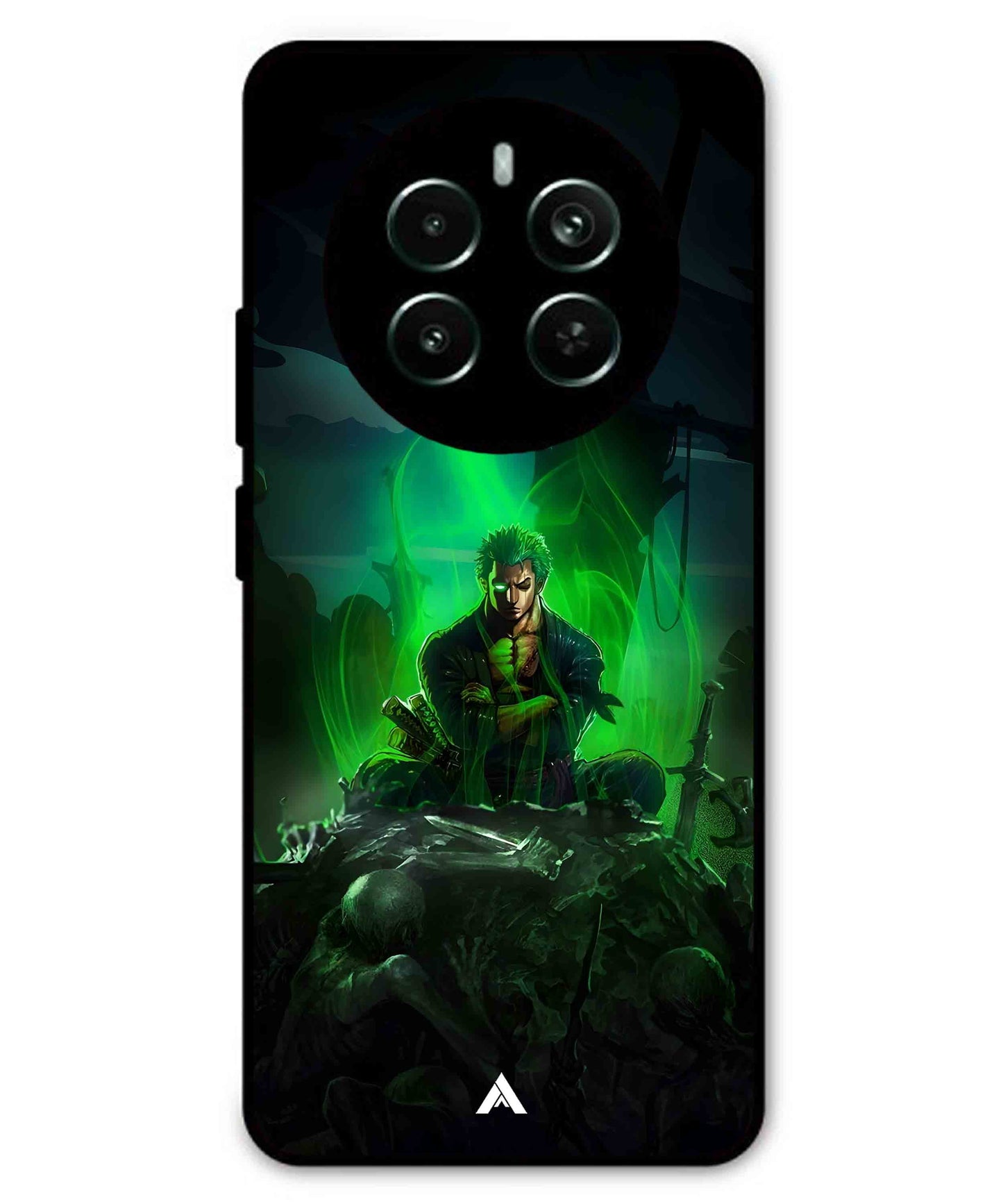 Onepiece Zoro 02 Anime Metal Back Cover Phone Case for Realme P1 Pro