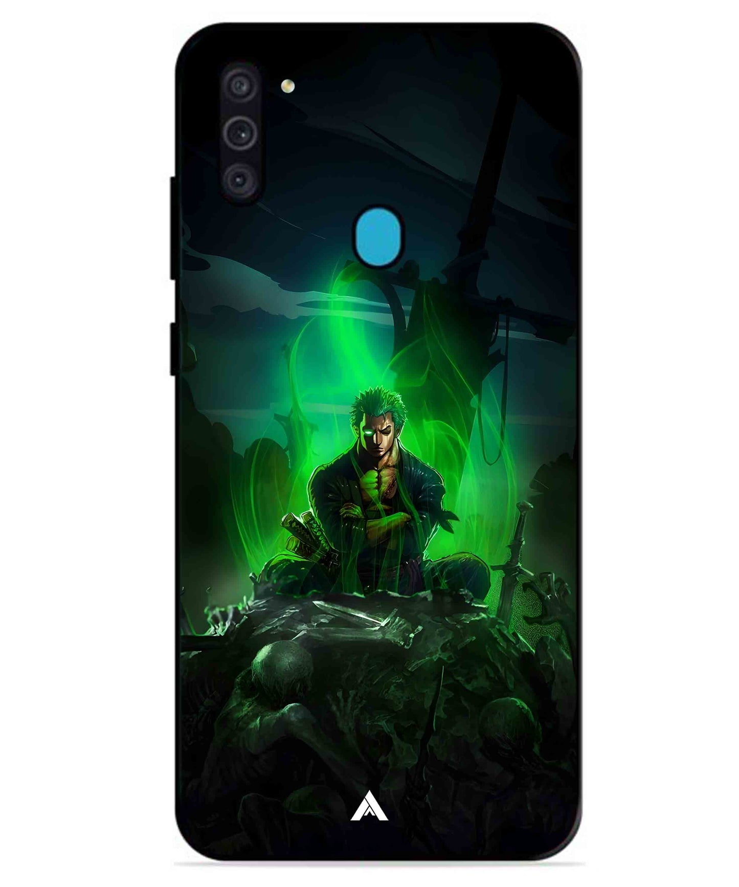 Onepiece Zoro 02 Anime Metal Back Cover Phone Case for Samsung Galaxy A11