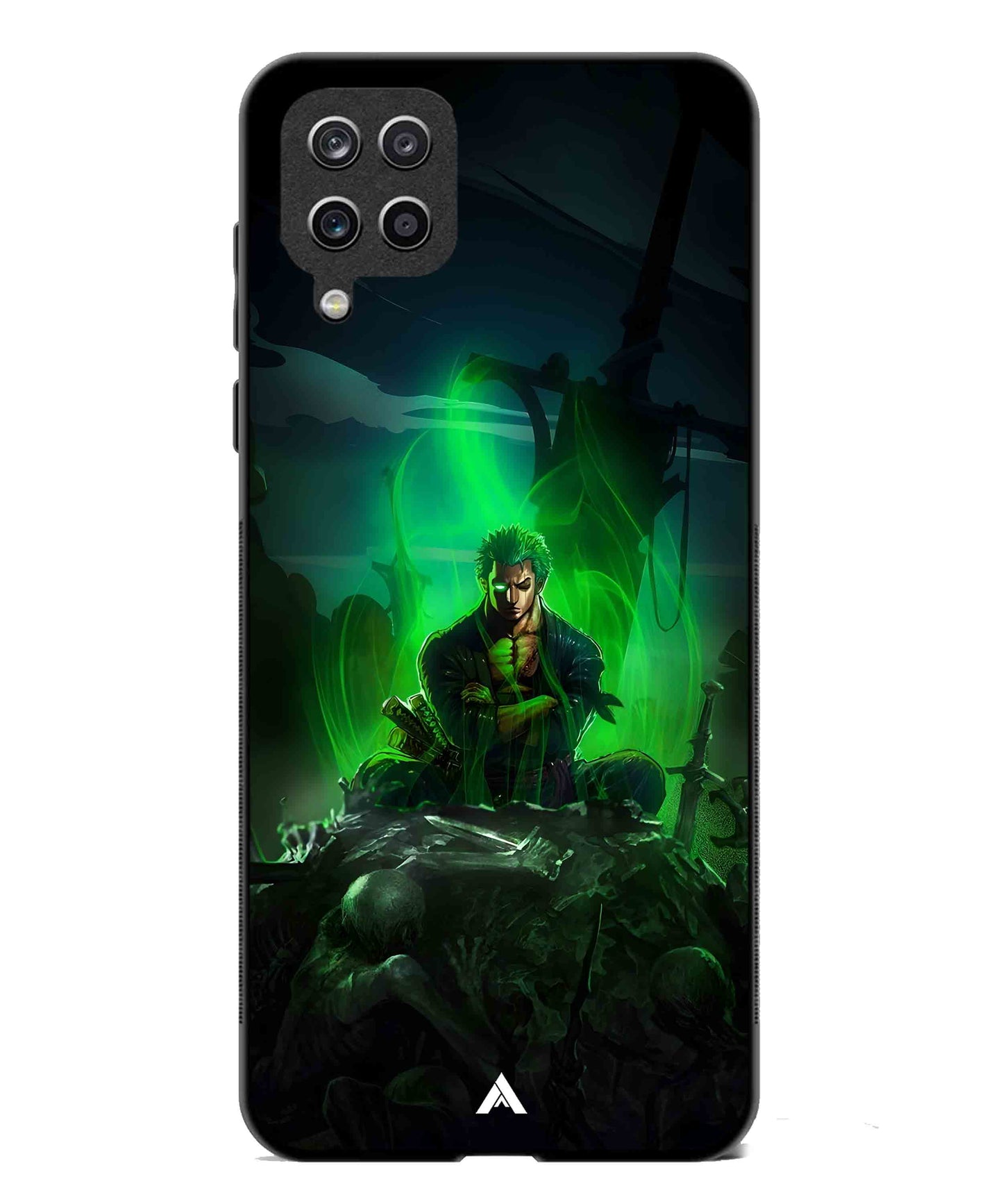 Onepiece Zoro 02 Anime Metal Back Cover Phone Case for Samsung Galaxy A42