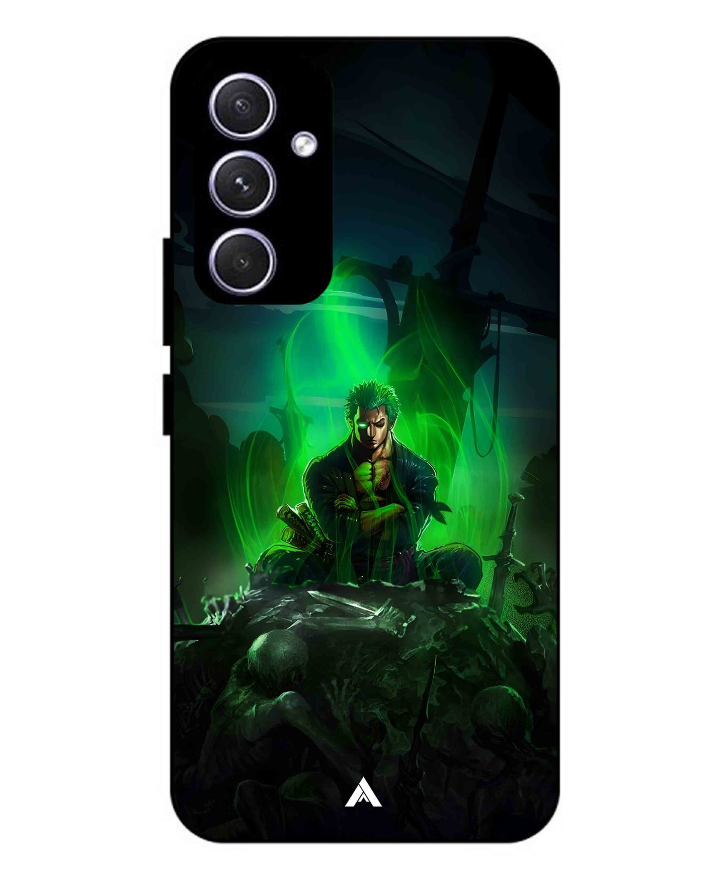 Onepiece Zoro 02 Anime Metal Back Cover Phone Case for Samsung Galaxy A54