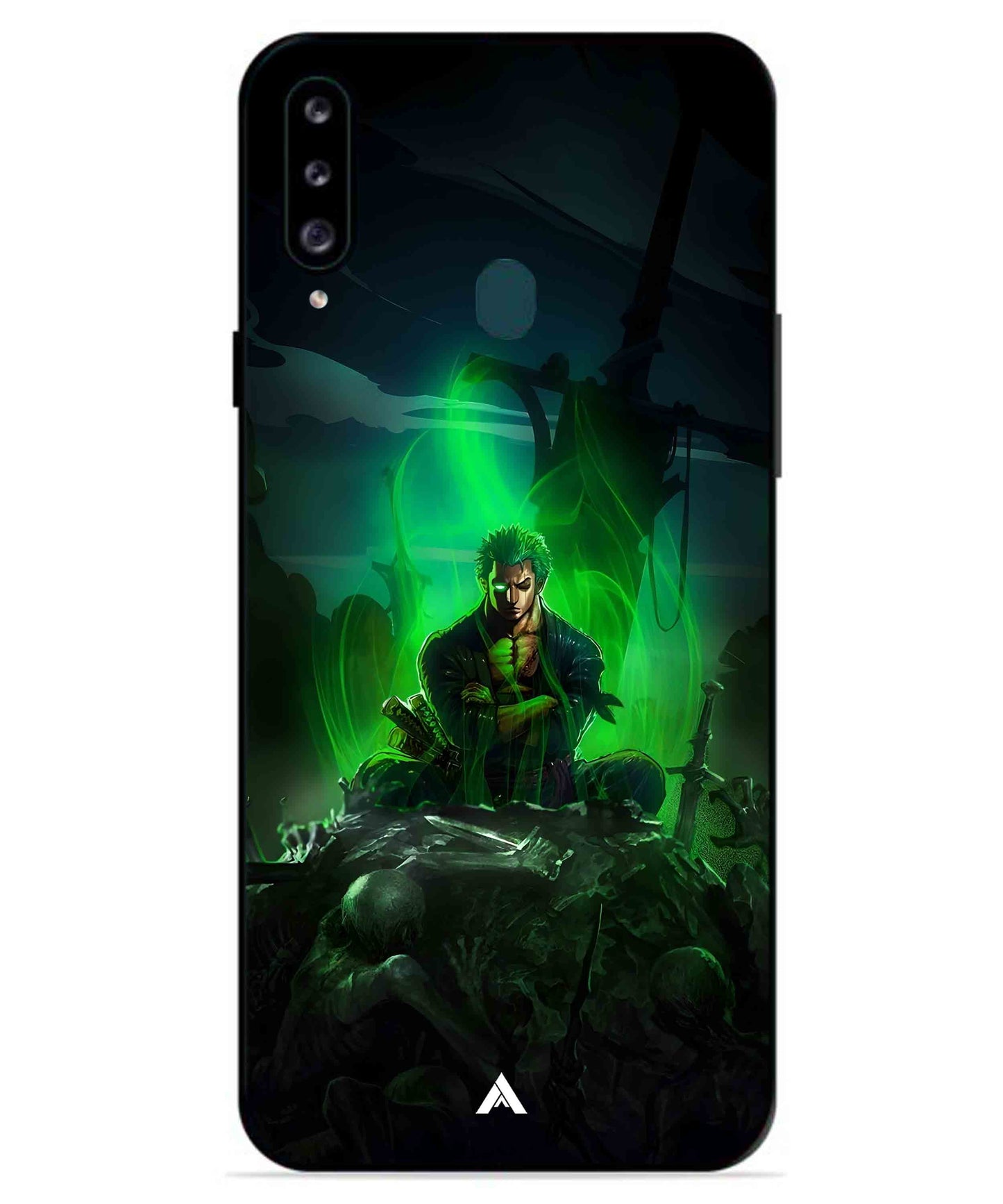 Onepiece Zoro 02 Anime Metal Back Cover Phone Case for Samsung Galaxy A70s