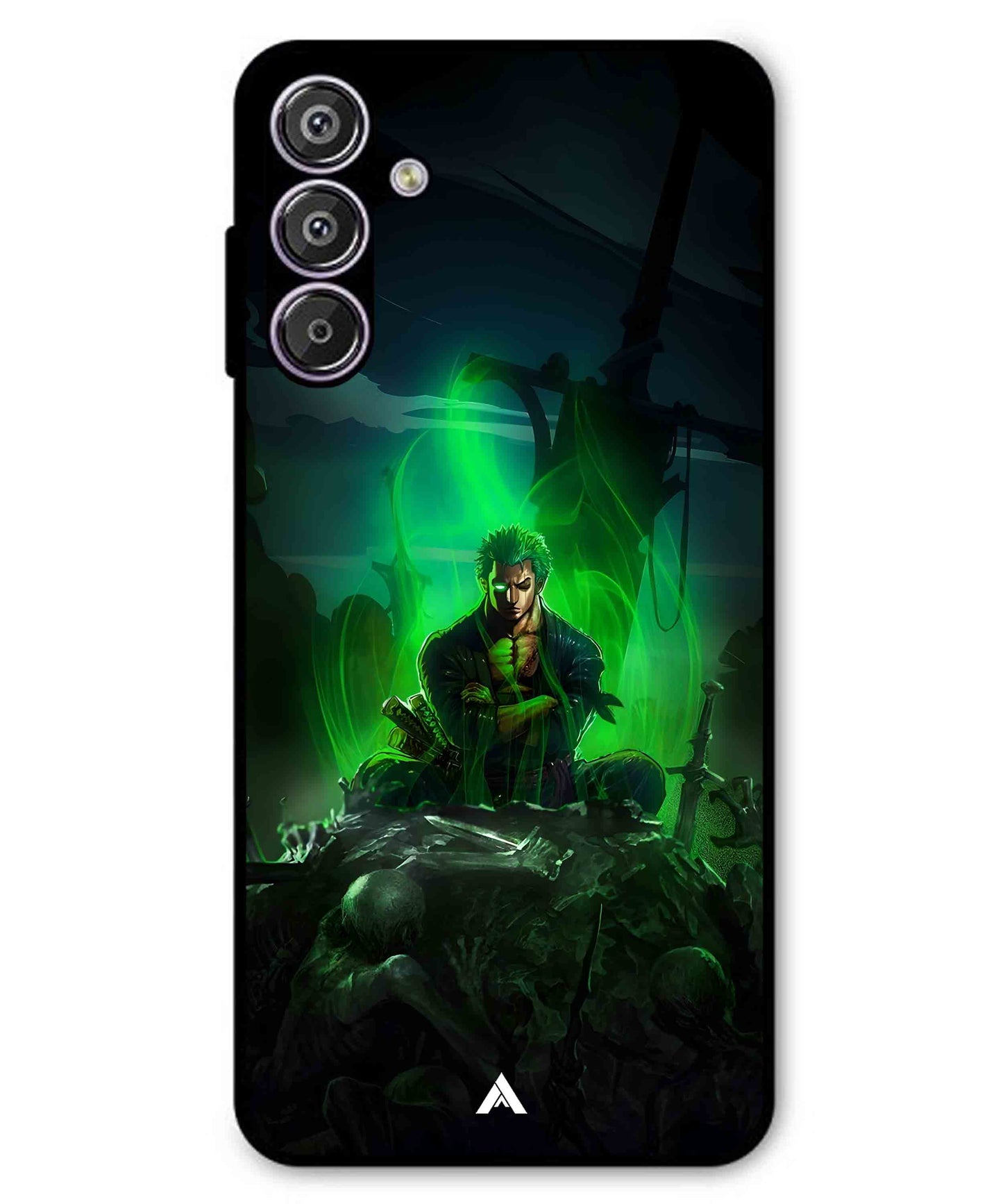 Onepiece Zoro 02 Anime Metal Back Cover Phone Case for Samsung Galaxy F15