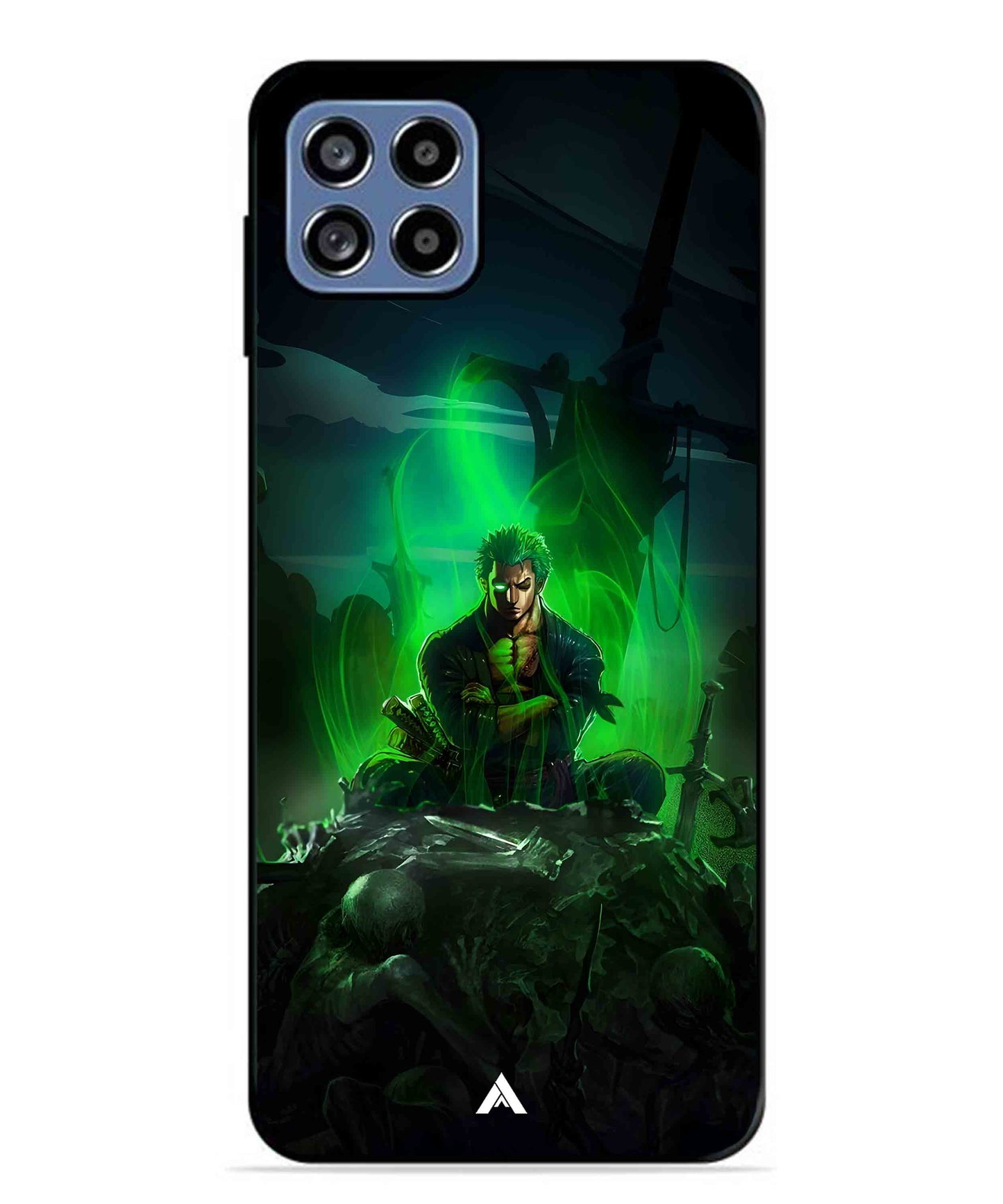 Onepiece Zoro 02 Anime Metal Back Cover Phone Case for Samsung Galaxy F42