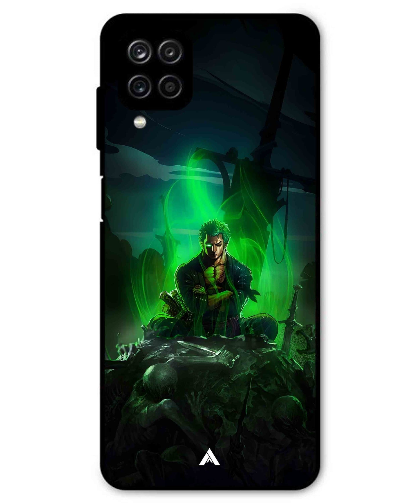 Onepiece Zoro 02 Anime Metal Back Cover Phone Case for Samsung Galaxy M42