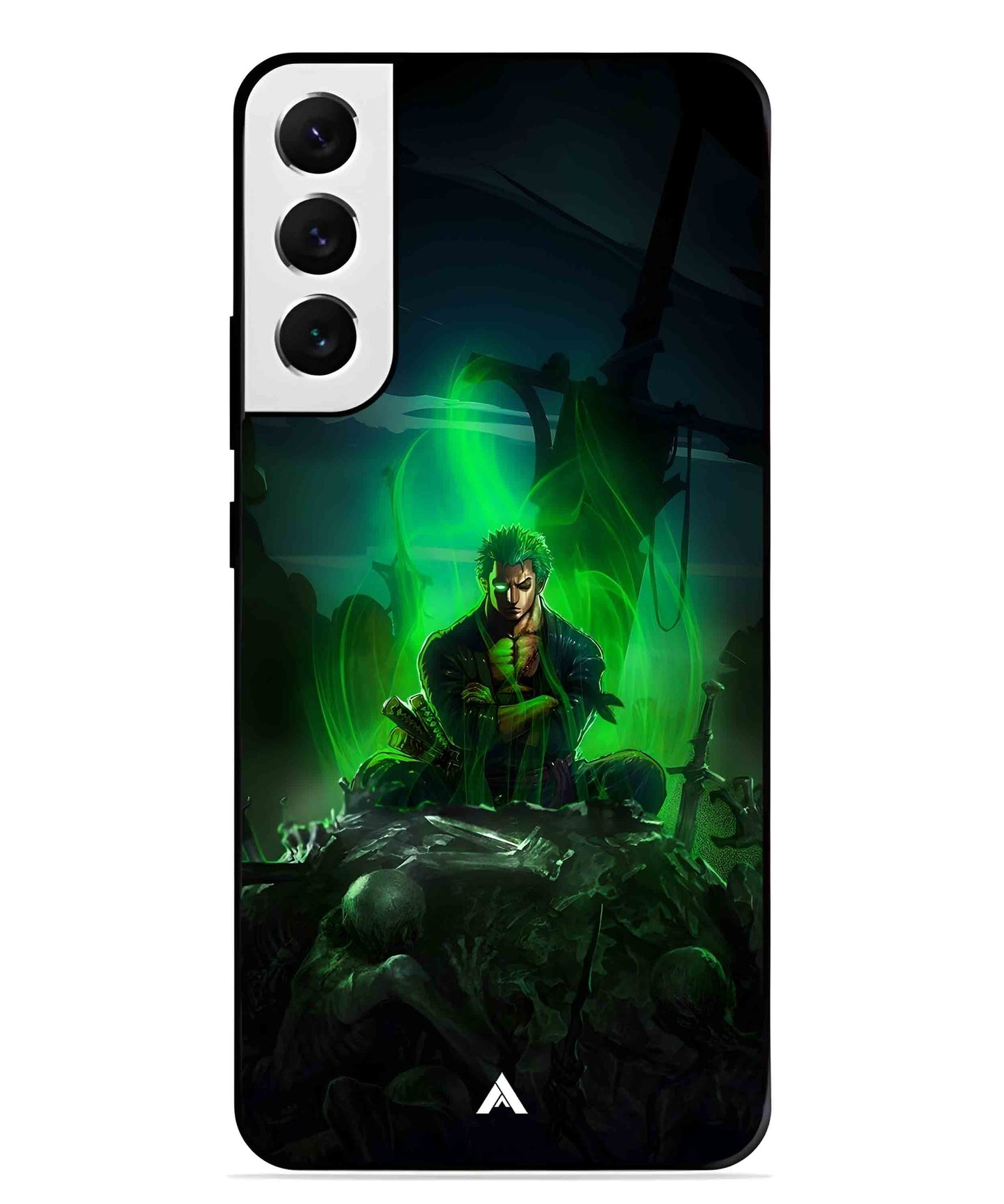 Onepiece Zoro 02 Anime Metal Back Cover Phone Case for Samsung Galaxy S21 Fe