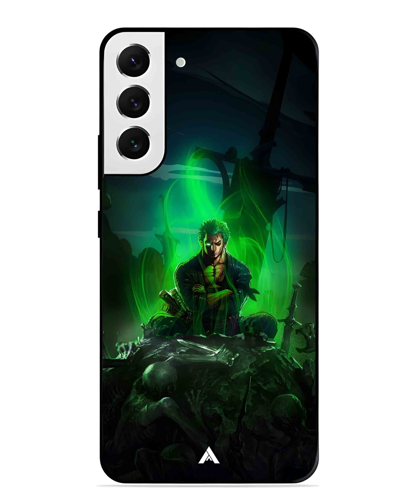 Onepiece Zoro 02 Anime Metal Back Cover Phone Case for Samsung Galaxy S22 Plus