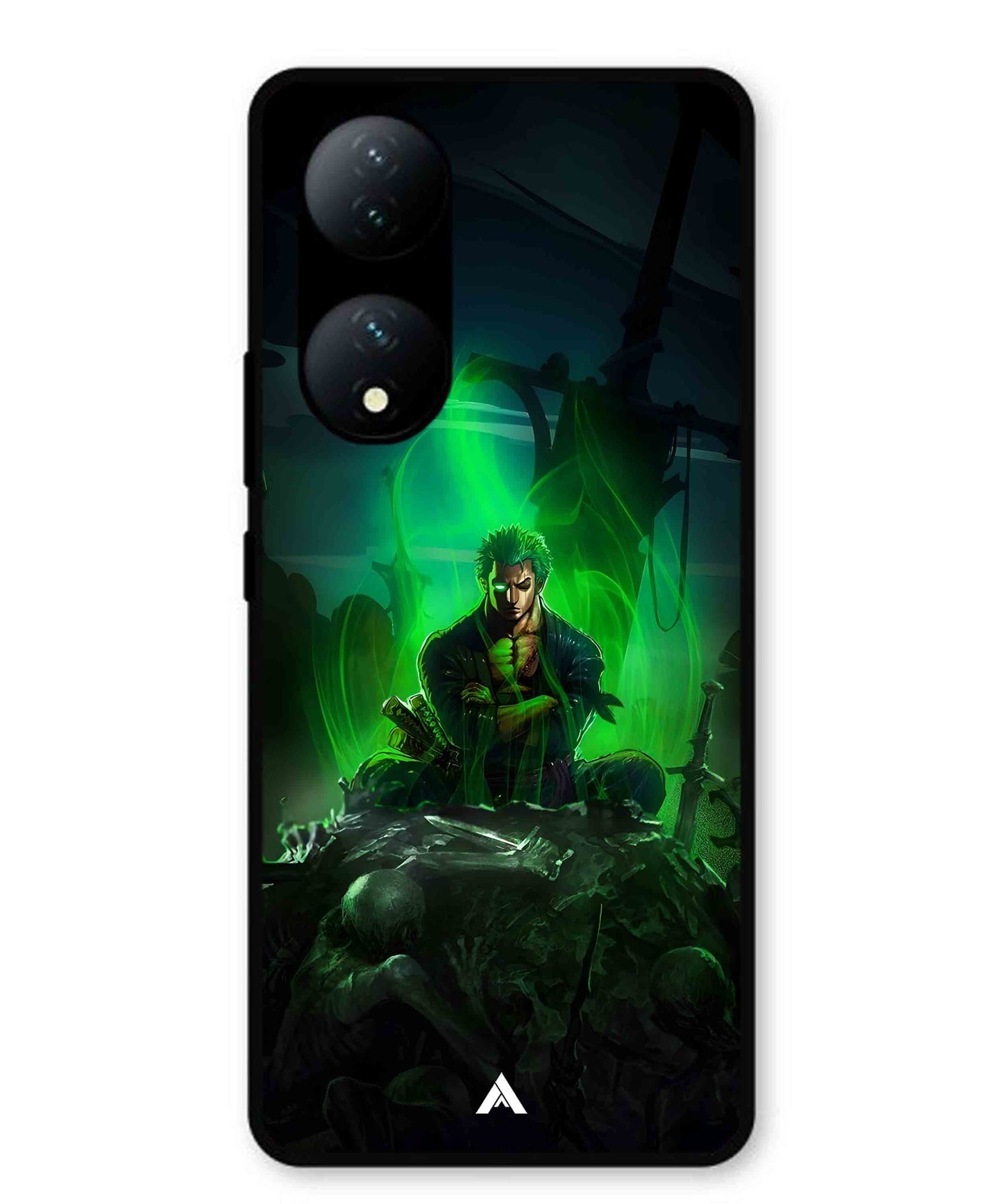 Onepiece Zoro 02 Anime Metal Back Cover Phone Case for Vivo Y100a