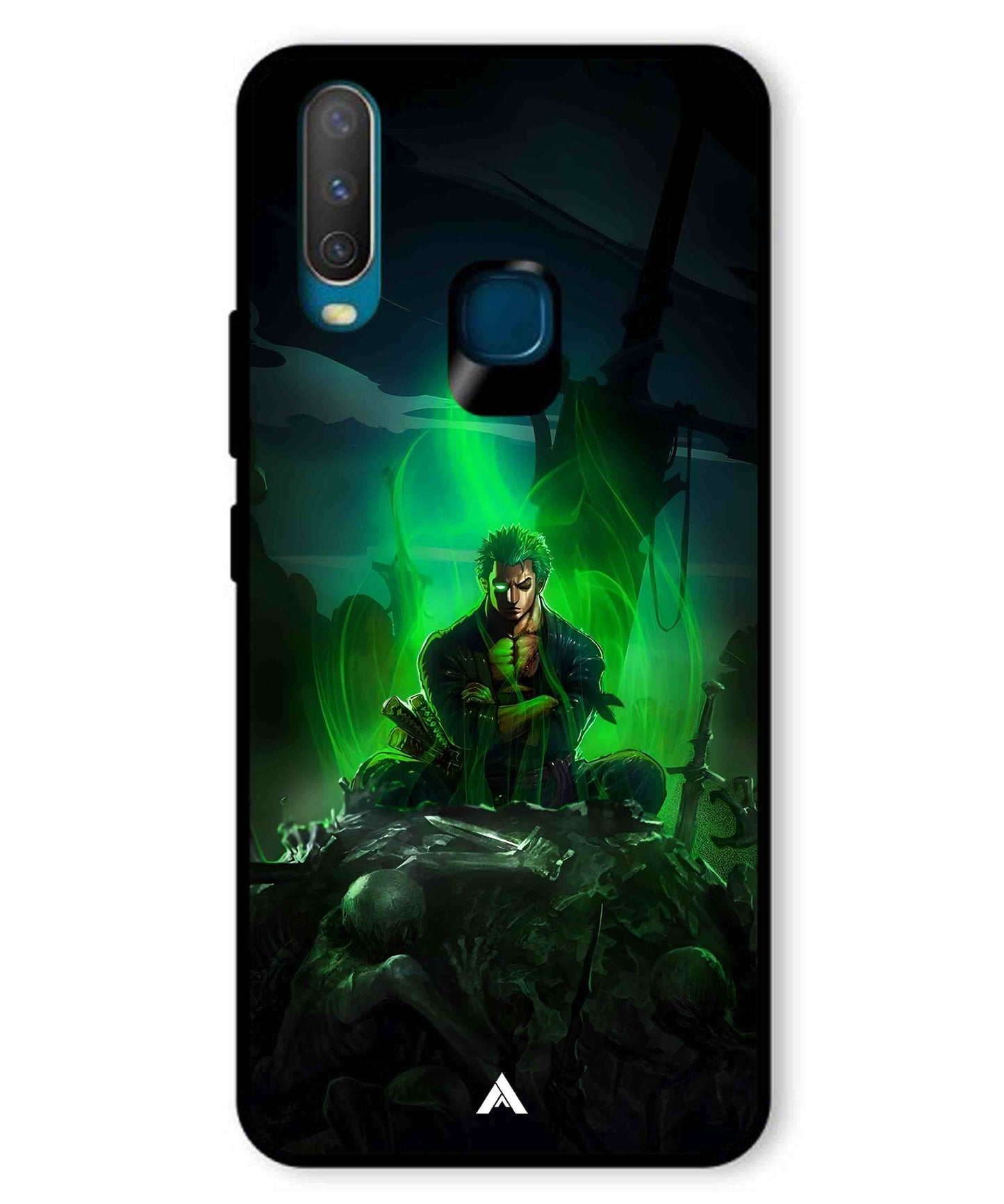 Onepiece Zoro 02 Anime Metal Back Cover Phone Case for Vivo Y17