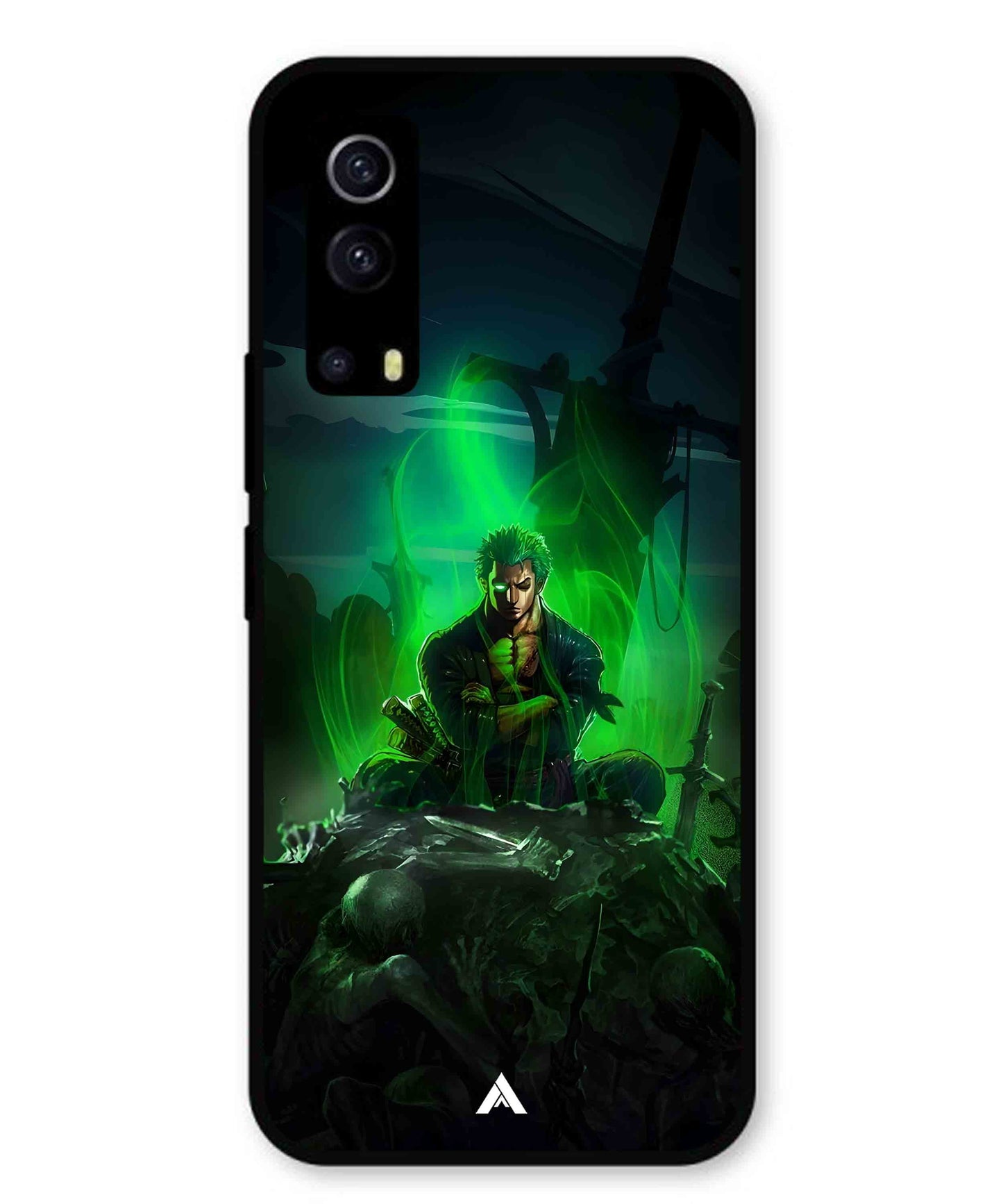 Onepiece Zoro 02 Anime Metal Back Cover Phone Case for Vivo Y53s