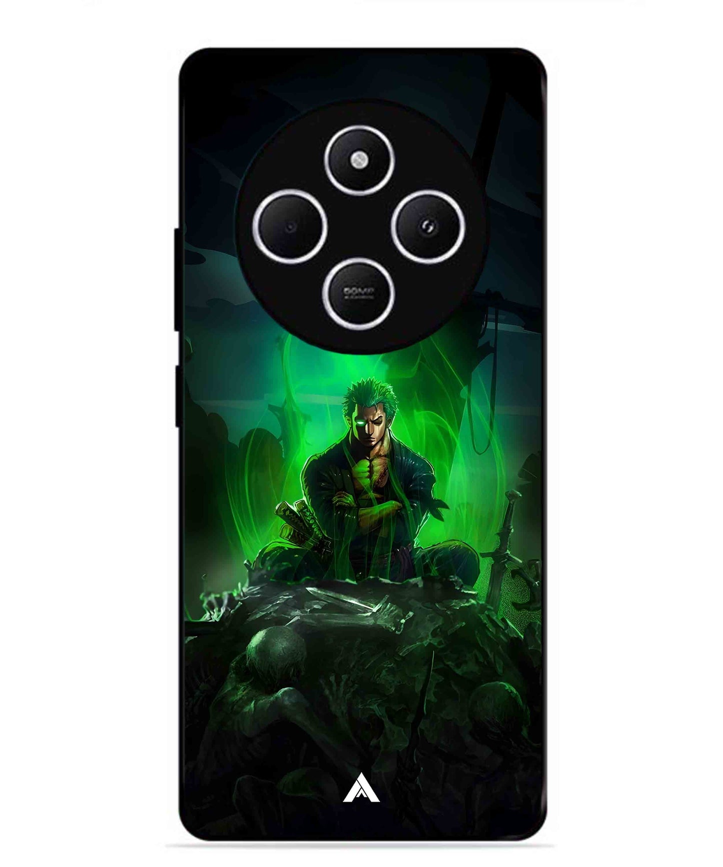 Onepiece Zoro 02 Anime Metal Back Cover Phone Case for Xiaomi Redmi 14C