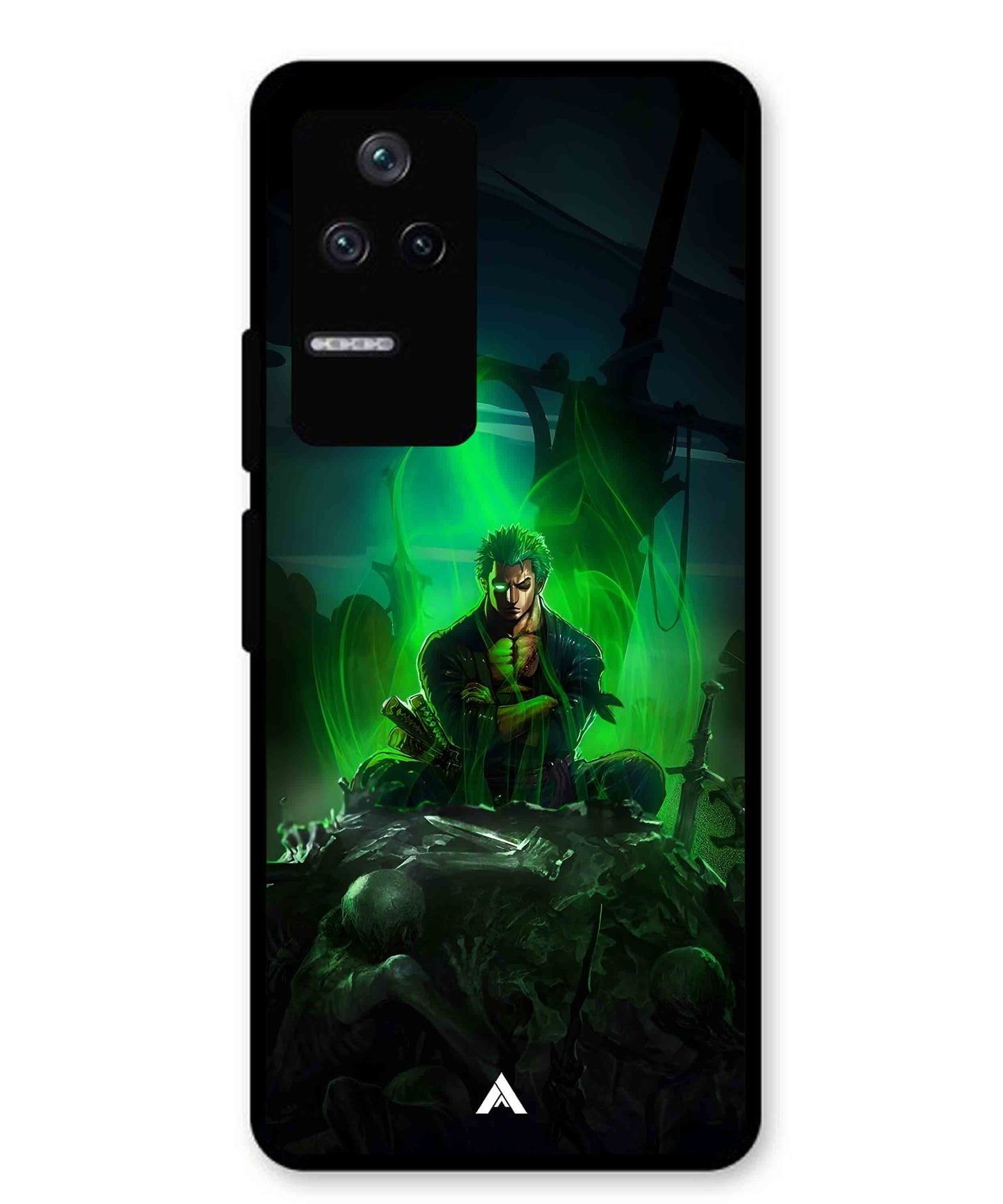 Onepiece Zoro 02 Anime Metal Back Cover Phone Case for Xiaomi Redmi K40s