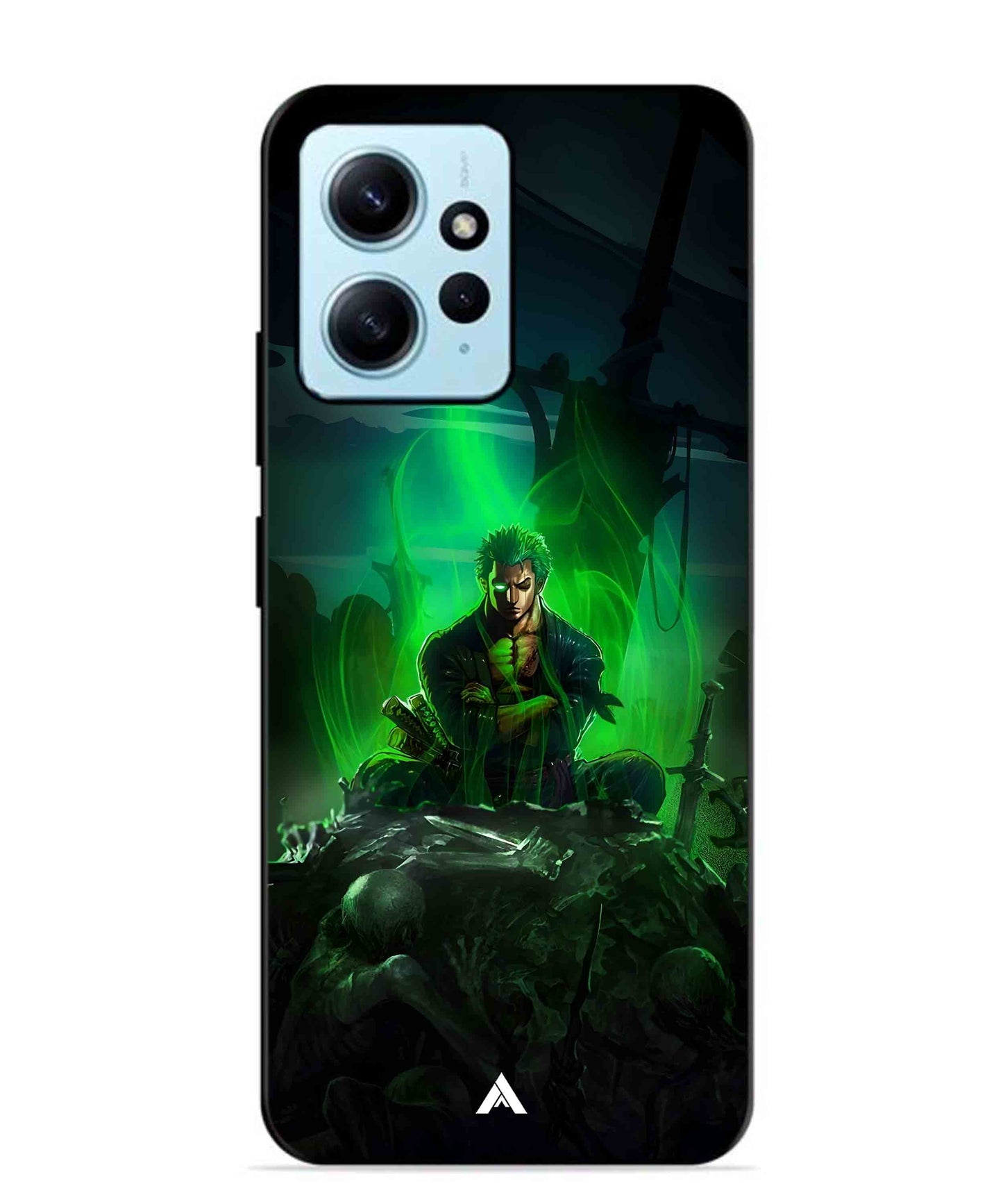 Onepiece Zoro 02 Anime Metal Back Cover Phone Case for Xiaomi Redmi Note 12 4G