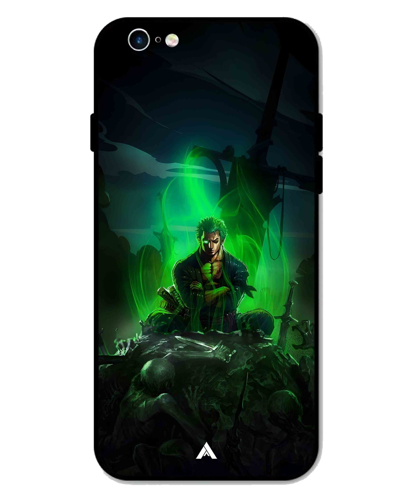 Onepiece Zoro 02 Anime Metal Back Cover Phone Case for iPhone 6