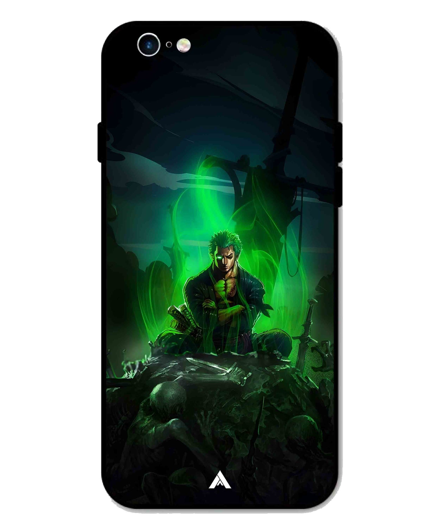 Onepiece Zoro 02 Anime Metal Back Cover Phone Case for iPhone 6 Plus