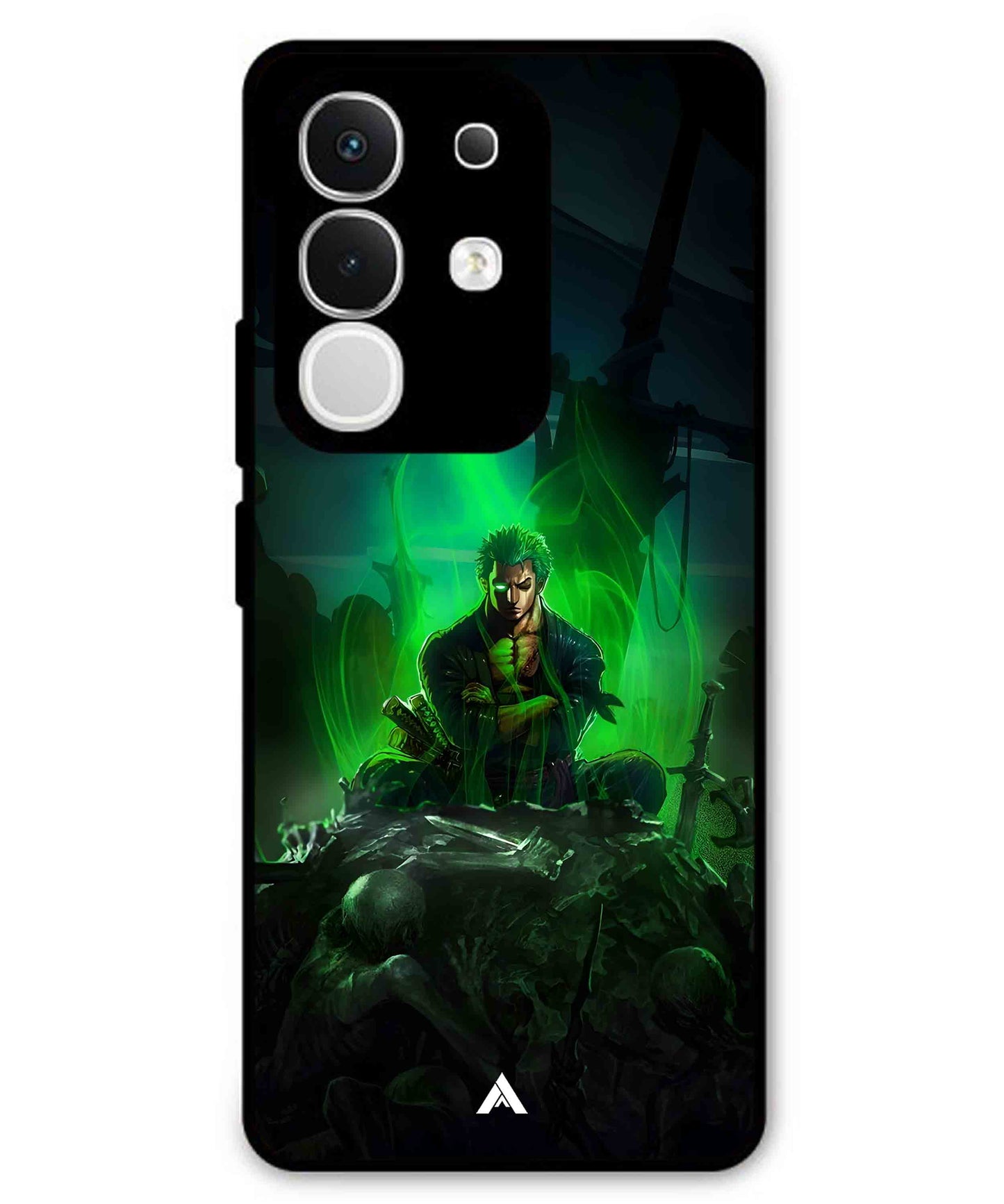 Onepiece Zoro 02 Anime Metal Back Cover Phone Case for iQOO Z10x