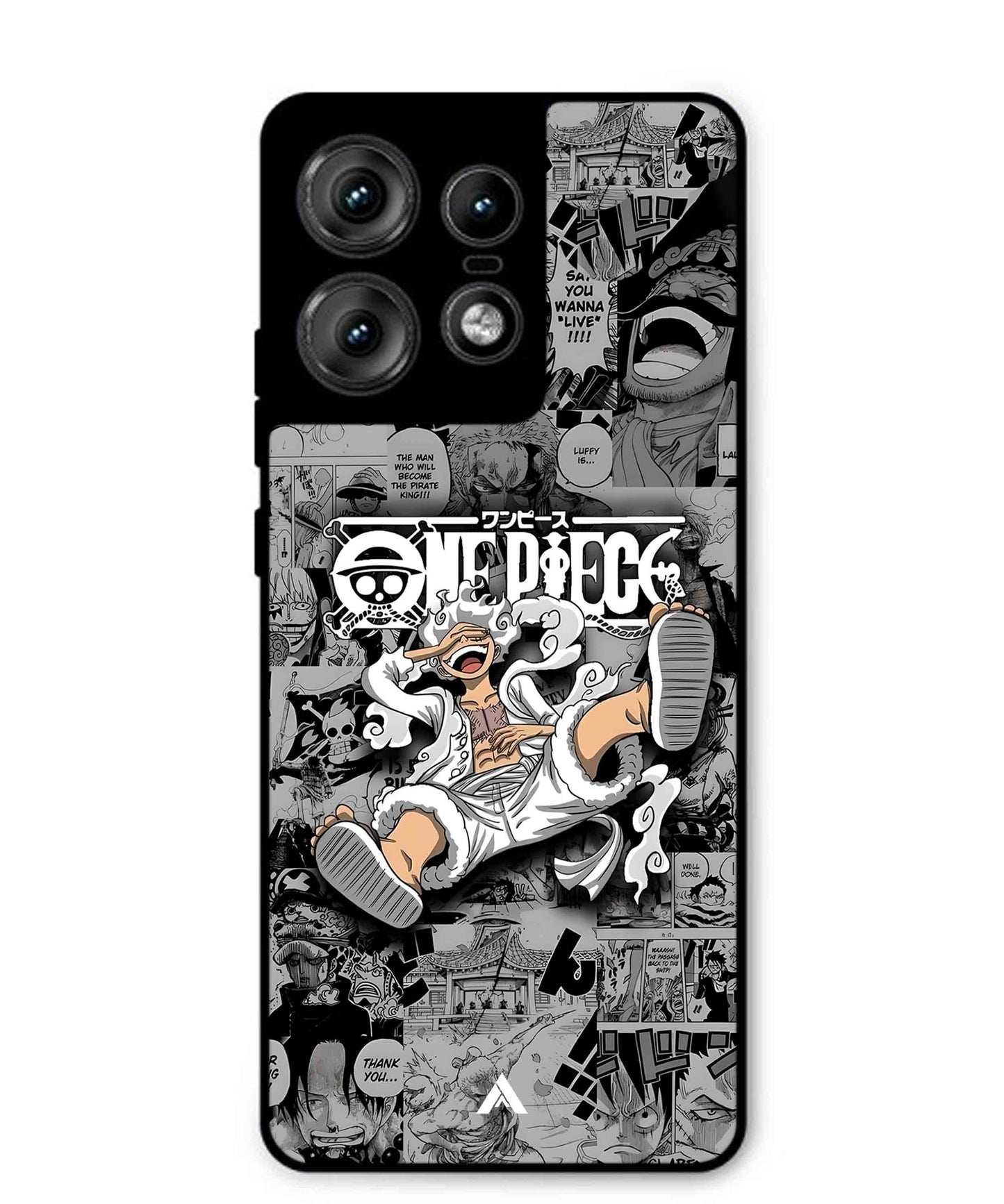 Onepiece luffy 01 Anime Metal Back Cover Phone Case for Moto Edge 50 Pro