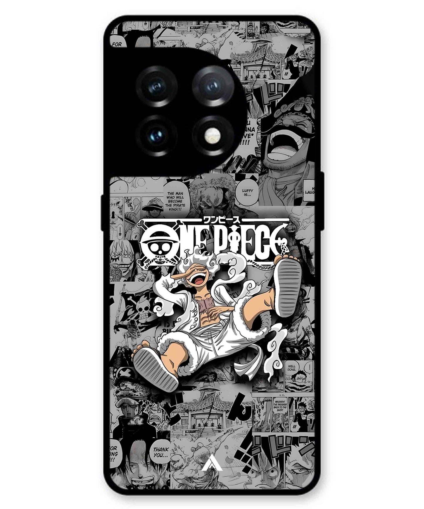 Onepiece luffy 01 Anime Metal Back Cover Phone Case for Oneplus 11