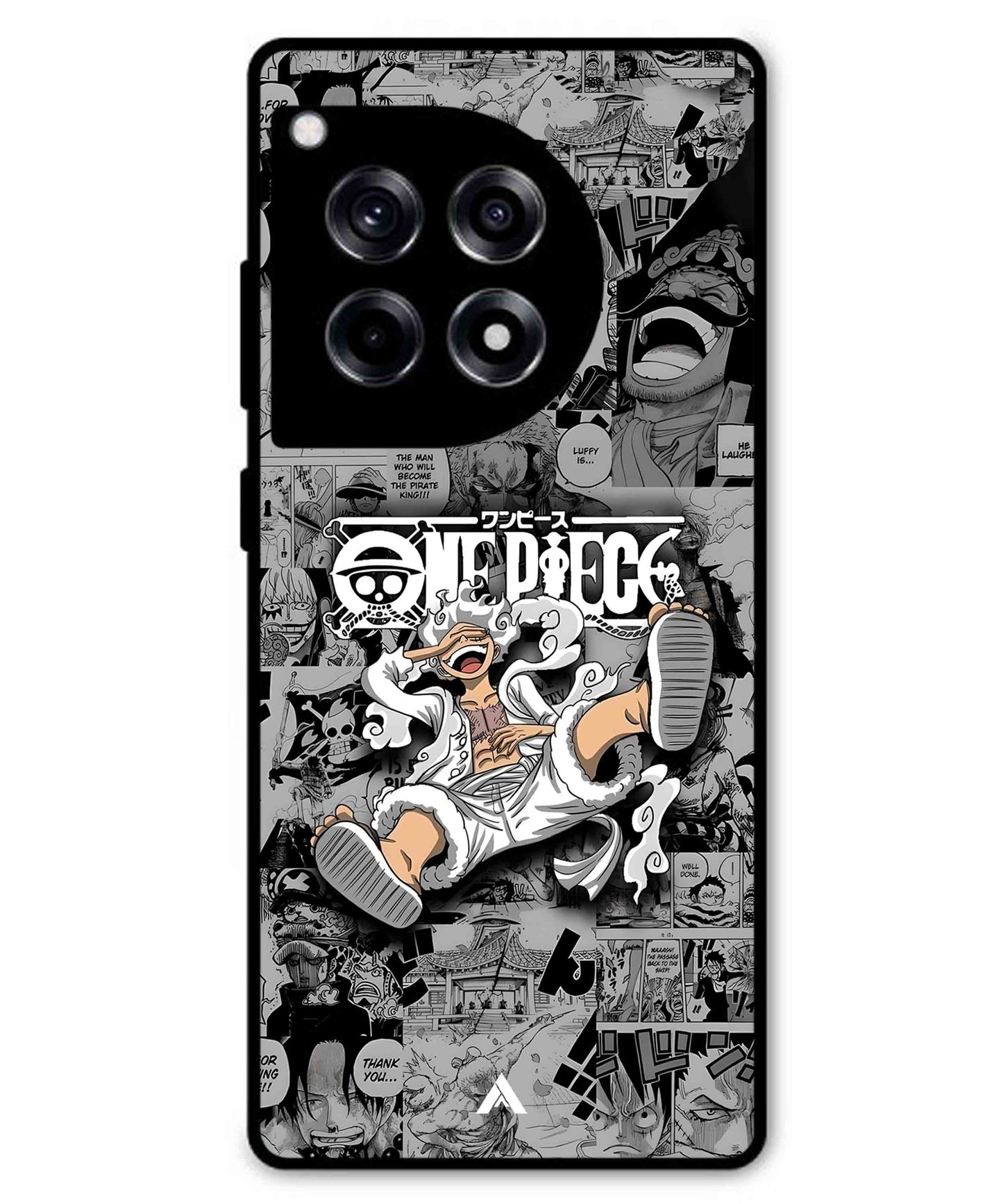 Onepiece luffy 01 Anime Metal Back Cover Phone Case for Oneplus 12R