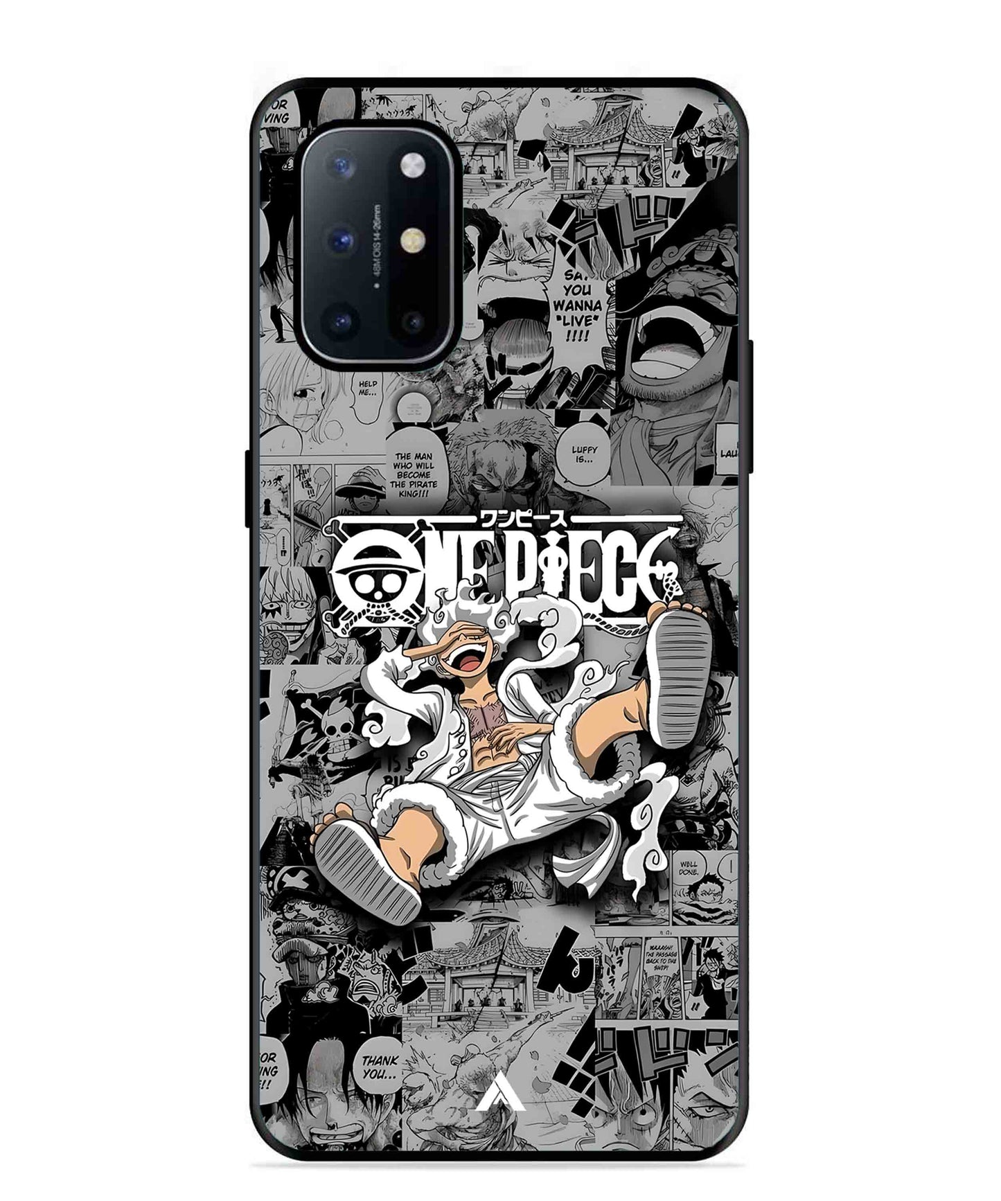 Onepiece luffy 01 Anime Metal Back Cover Phone Case for Oneplus 8T