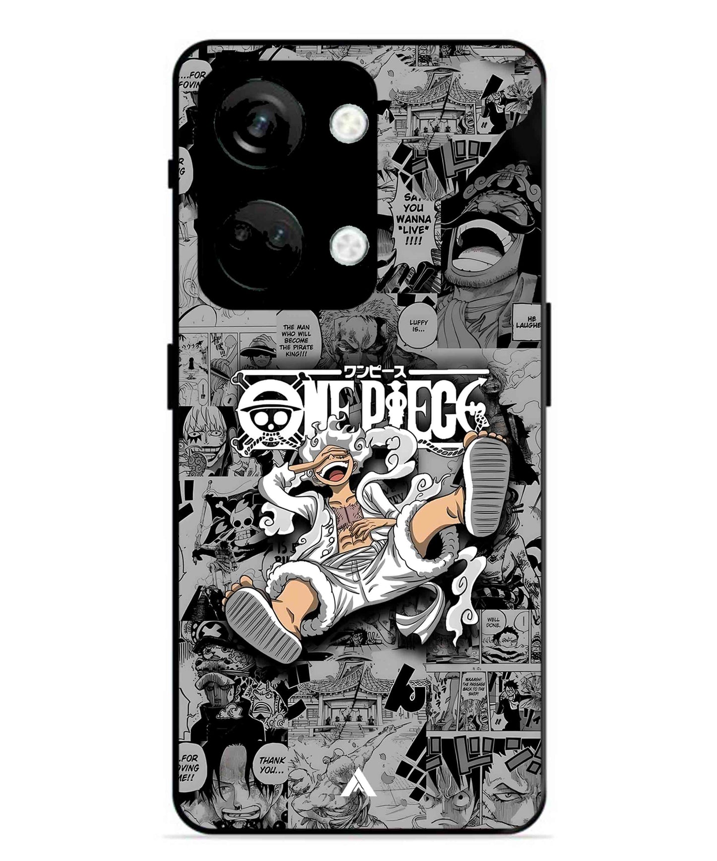Onepiece luffy 01 Anime Metal Back Cover Phone Case for Oneplus Nord 3