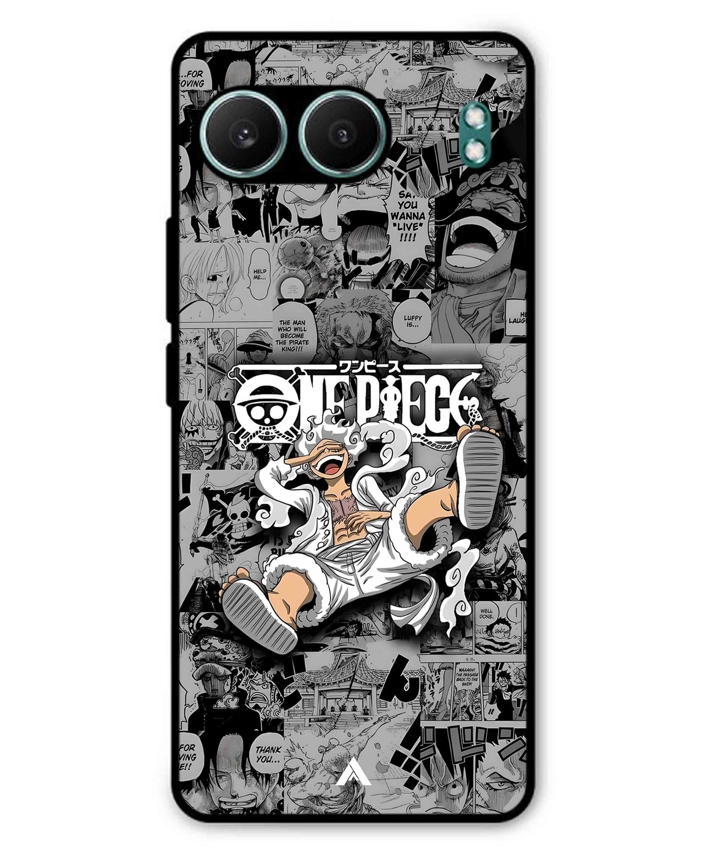 Onepiece luffy 01 Anime Metal Back Cover Phone Case for Oneplus Nord 4