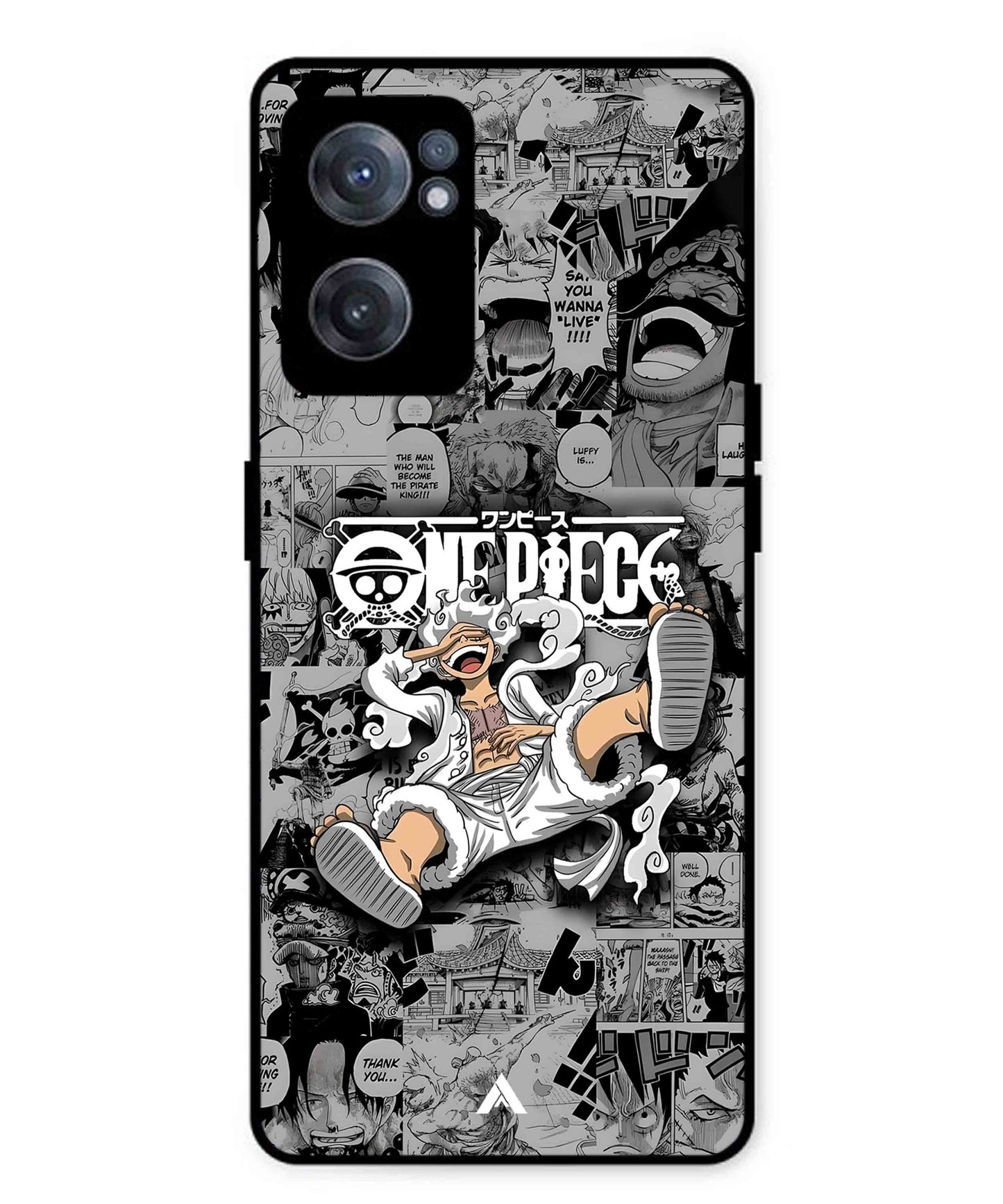 Onepiece luffy 01 Anime Metal Back Cover Phone Case for Oneplus Nord CE 2