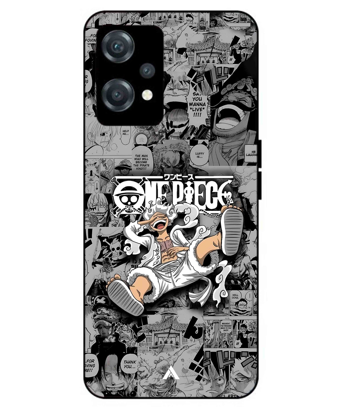 Onepiece luffy 01 Anime Metal Back Cover Phone Case for Oneplus Nord CE 2 Lite