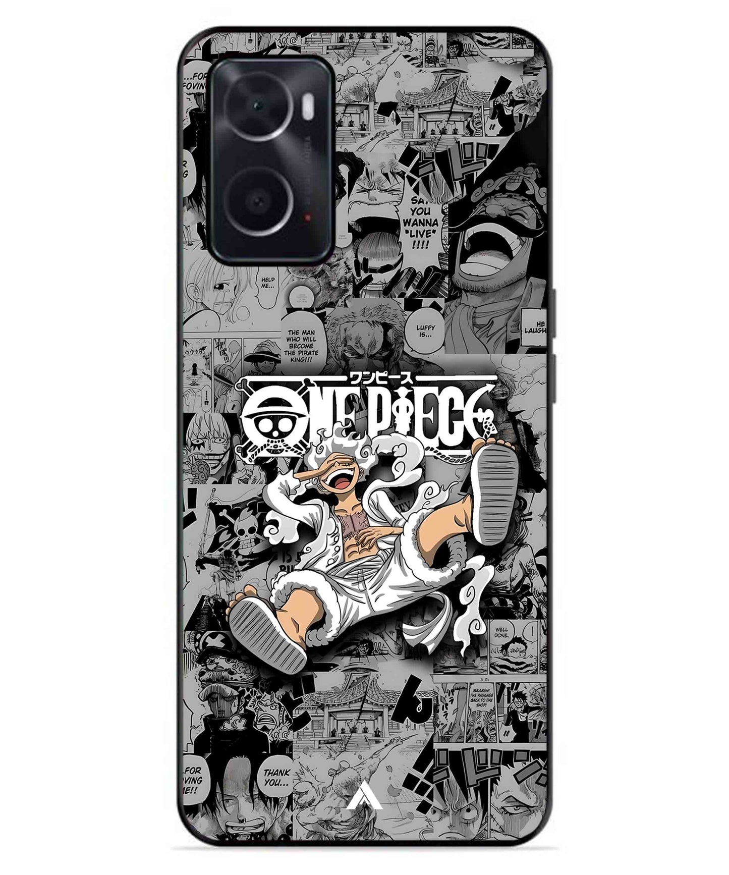 Onepiece luffy 01 Anime Metal Back Cover Phone Case for Oppo A76