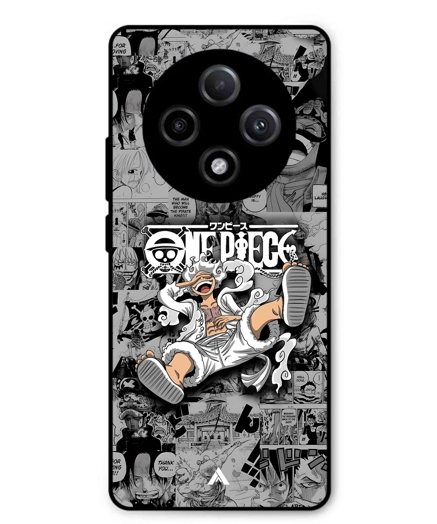 Onepiece luffy 01 Anime Metal Back Cover Phone Case for Oppo F27 Pro Plus