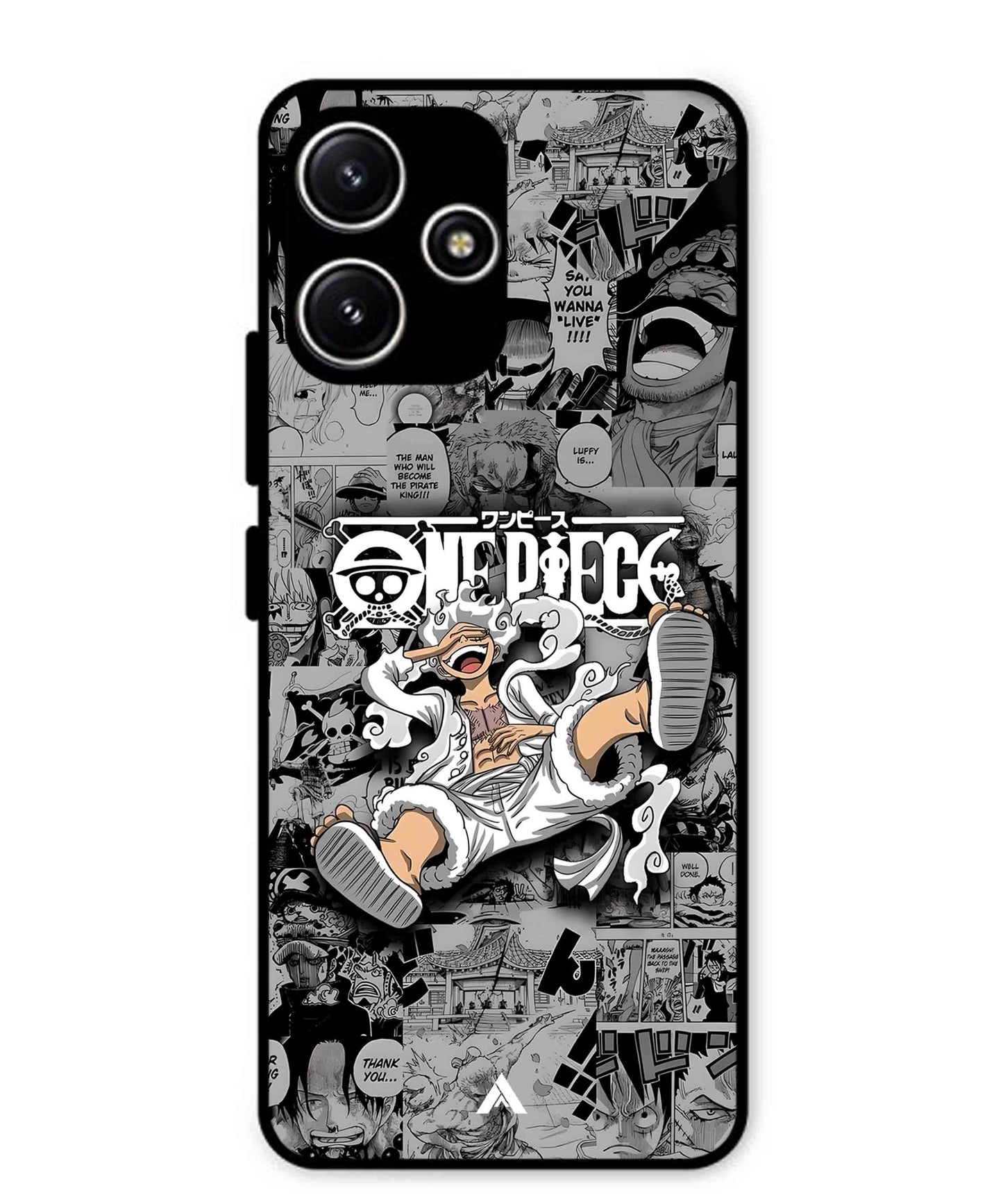 Onepiece luffy 01 Anime Metal Back Cover Phone Case for Poco M6 Pro