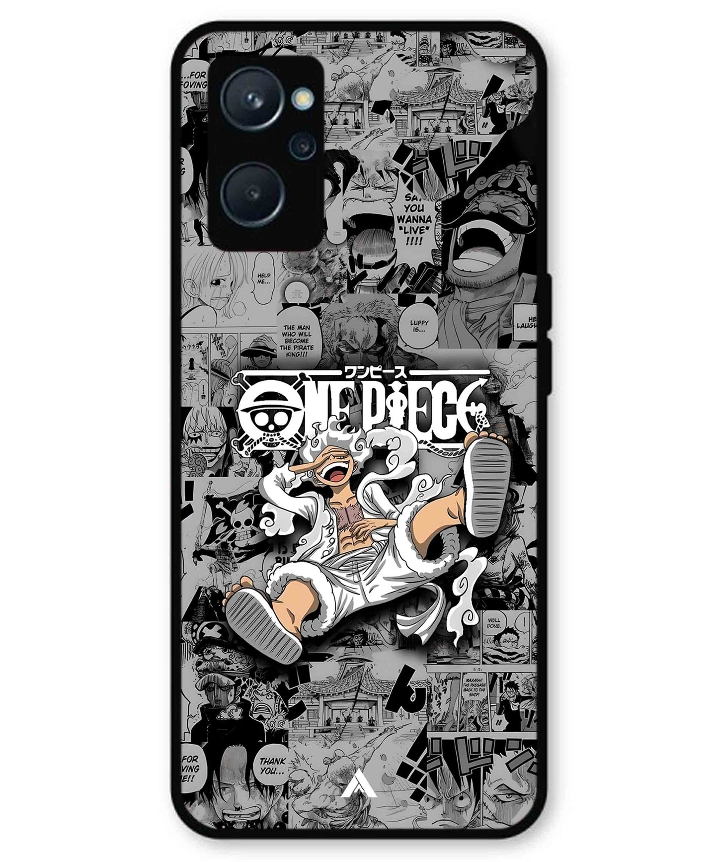 Onepiece luffy 01 Anime Metal Back Cover Phone Case for Realme 10