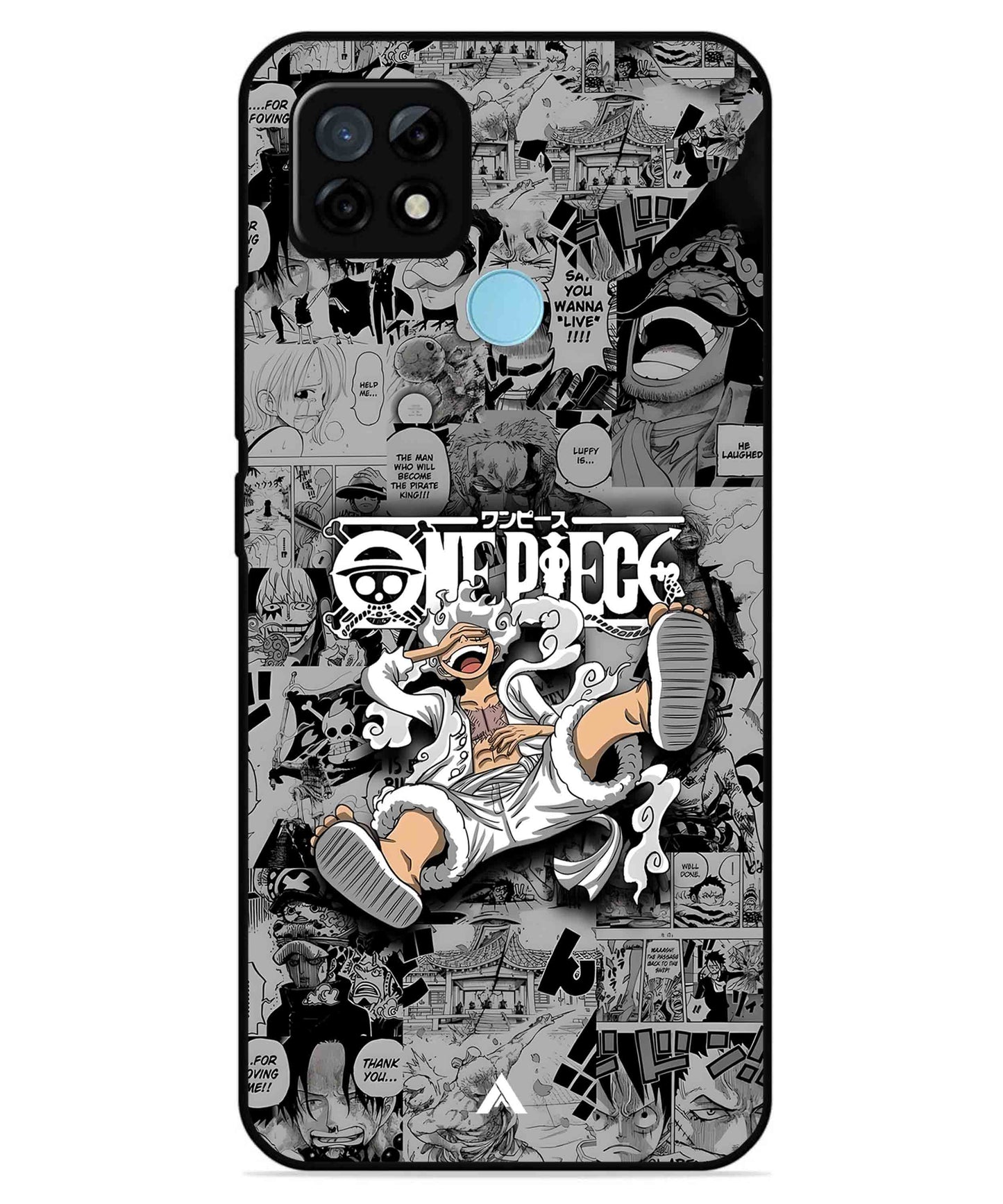 Onepiece luffy 01 Anime Metal Back Cover Phone Case for Realme C21Y