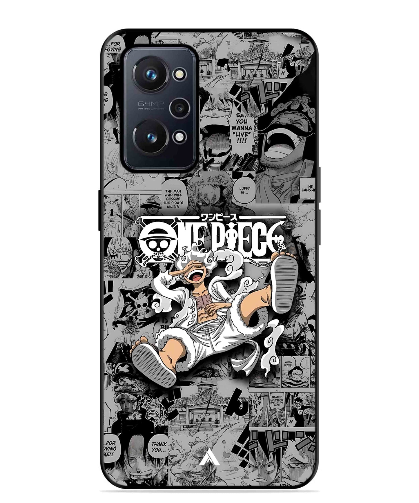 Onepiece luffy 01 Anime Metal Back Cover Phone Case for Realme GT Neo 2