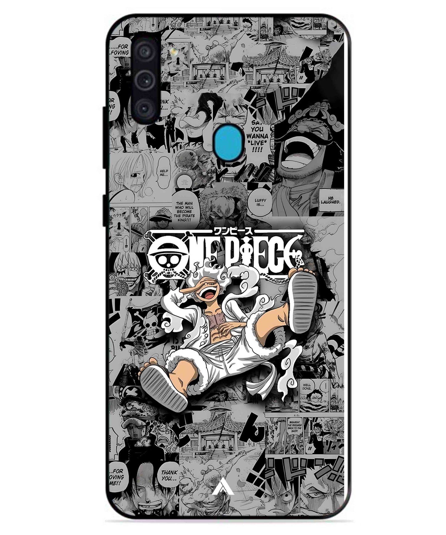 Onepiece luffy 01 Anime Metal Back Cover Phone Case for Samsung Galaxy A11
