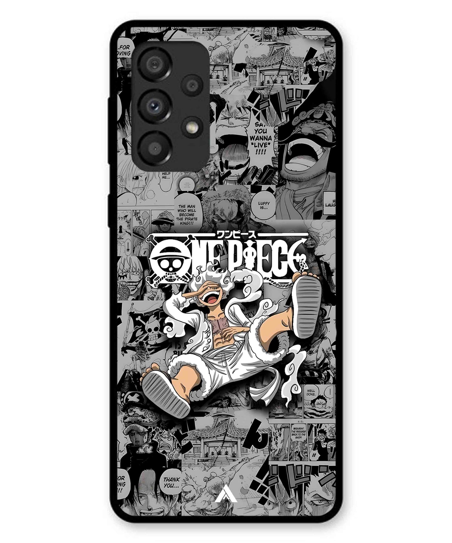 Onepiece luffy 01 Anime Metal Back Cover Phone Case for Samsung Galaxy A33 5G