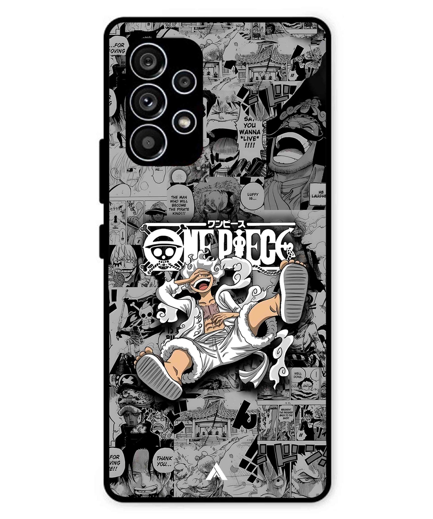 Onepiece luffy 01 Anime Metal Back Cover Phone Case for Samsung Galaxy A53