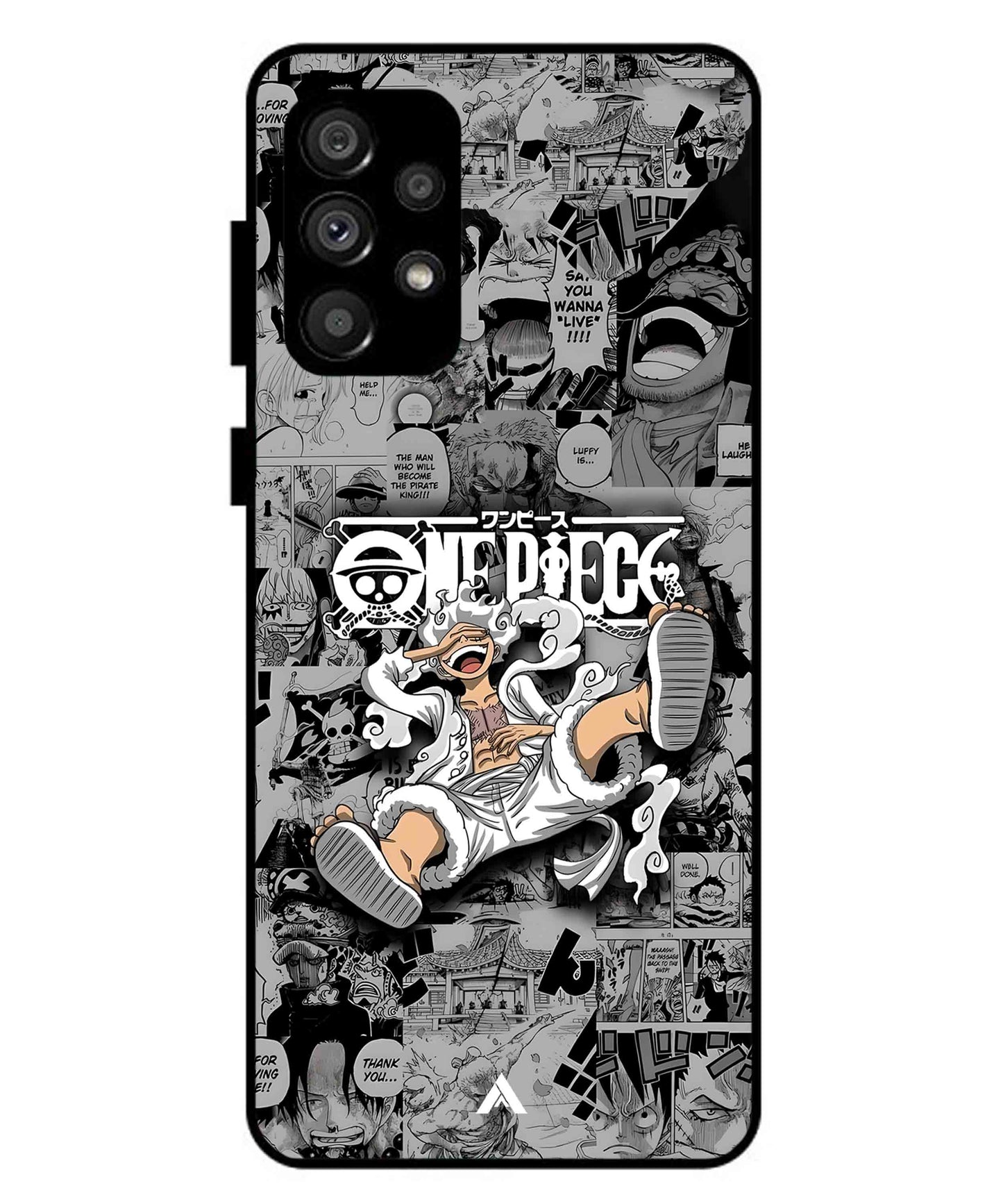 Onepiece luffy 01 Anime Metal Back Cover Phone Case for Samsung Galaxy A73