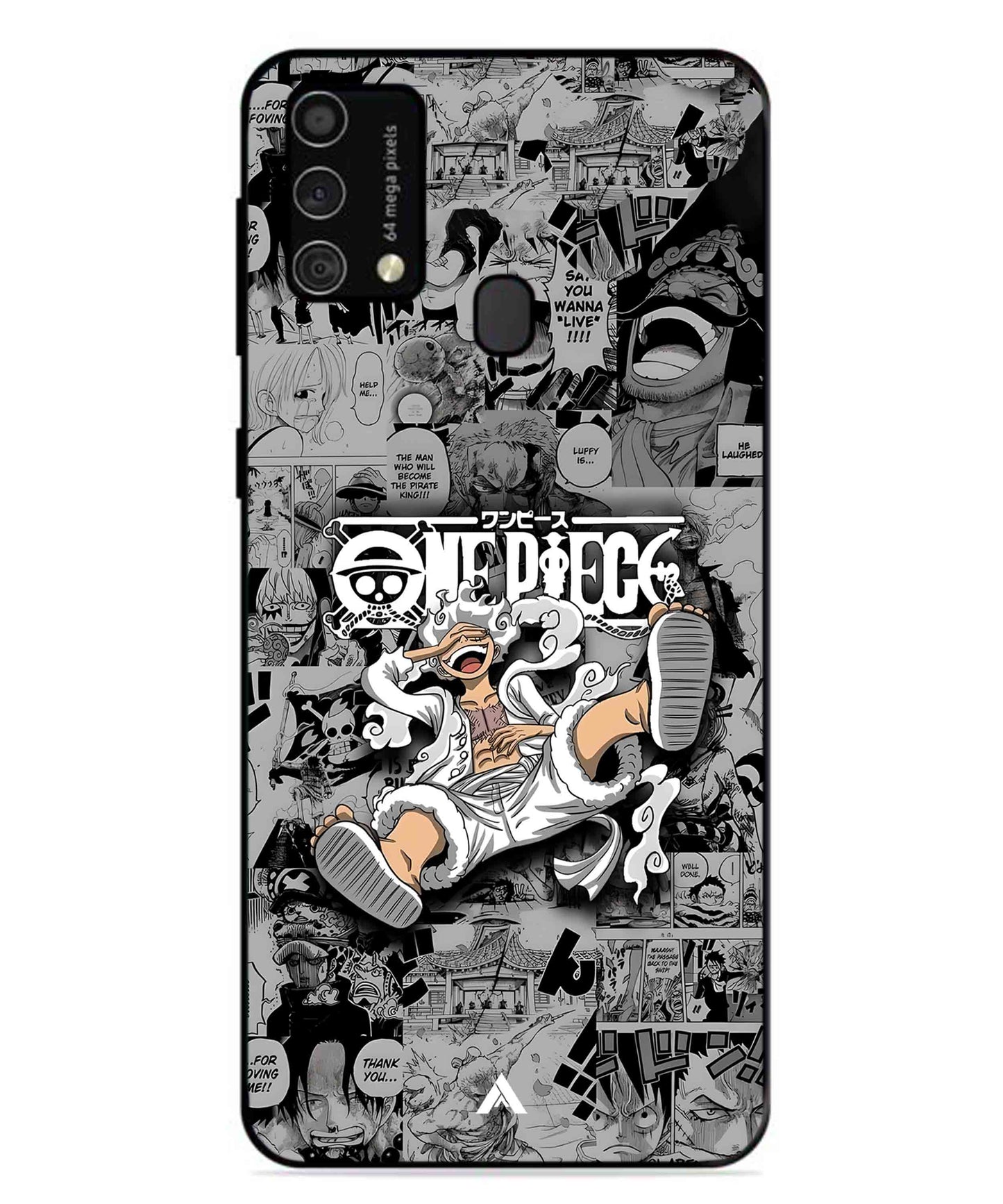 Onepiece luffy 01 Anime Metal Back Cover Phone Case for Samsung Galaxy F41