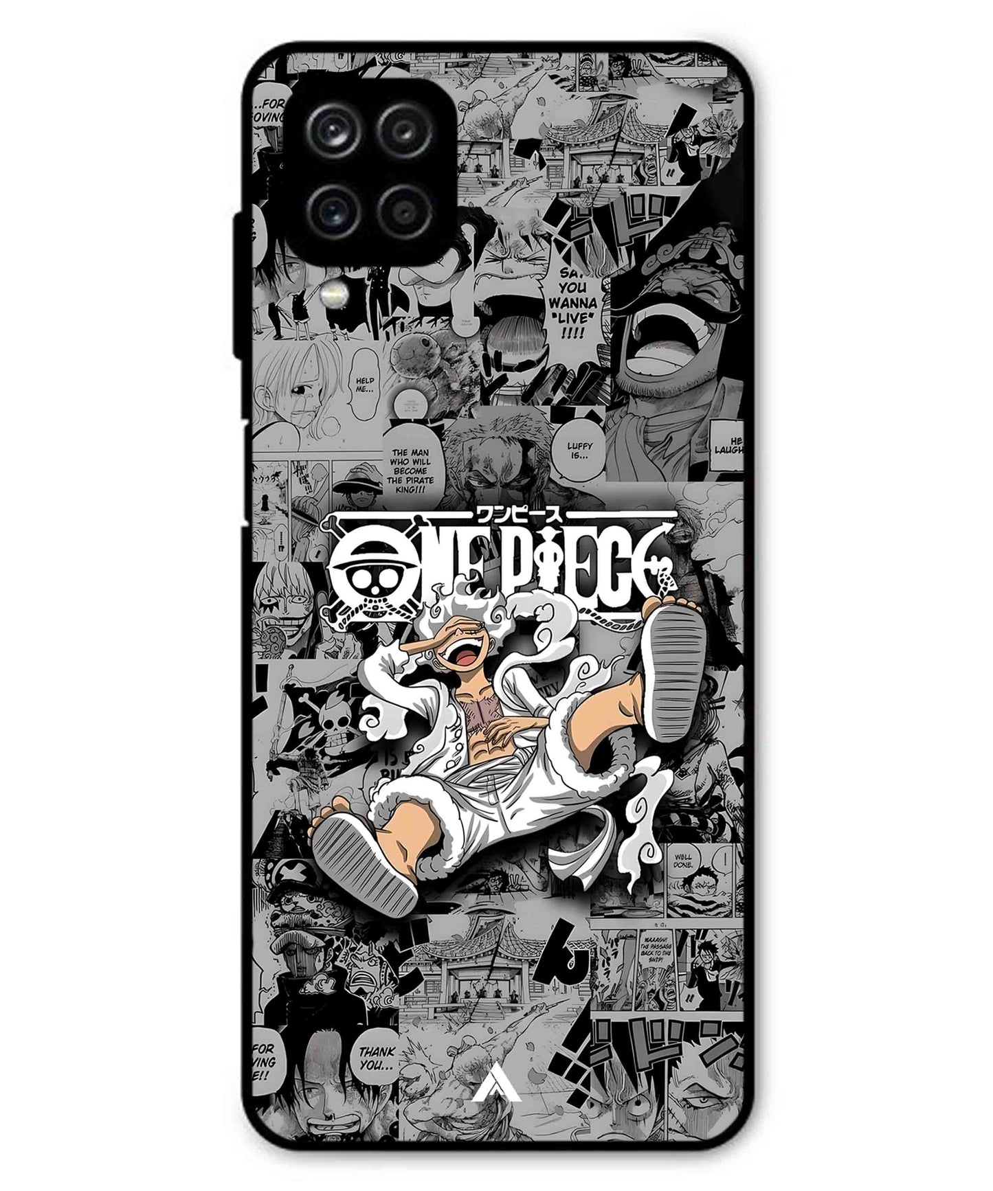 Onepiece luffy 01 Anime Metal Back Cover Phone Case for Samsung Galaxy M33