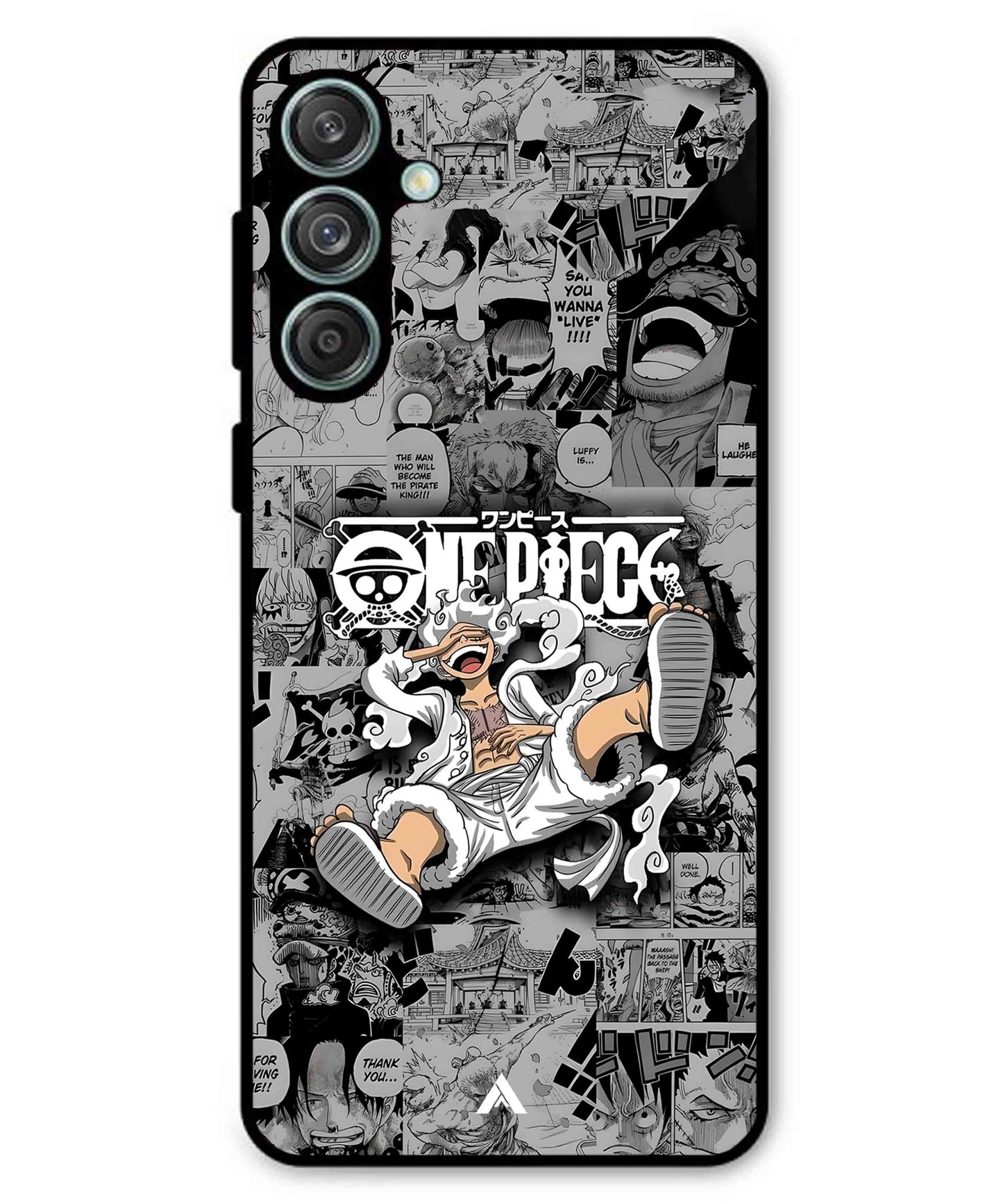 Onepiece luffy 01 Anime Metal Back Cover Phone Case for Samsung Galaxy M55