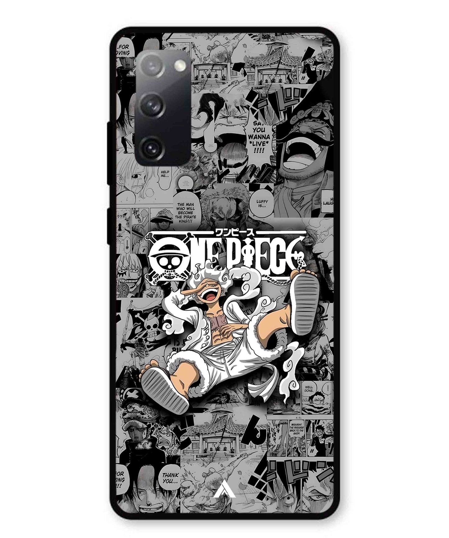 Onepiece luffy 01 Anime Metal Back Cover Phone Case for Samsung Galaxy S20 Fe