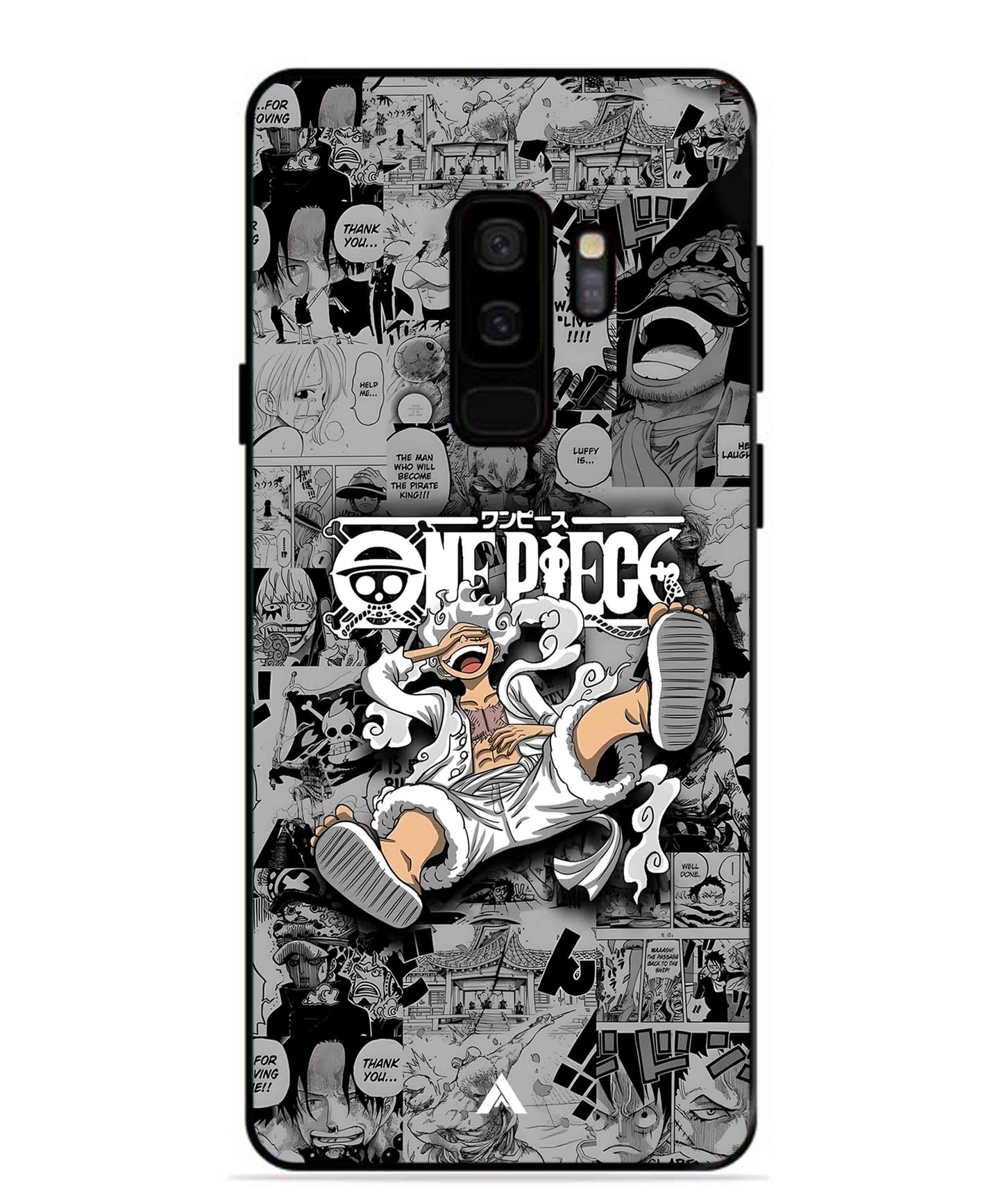 Onepiece luffy 01 Anime Metal Back Cover Phone Case for Samsung Galaxy S9 Plus